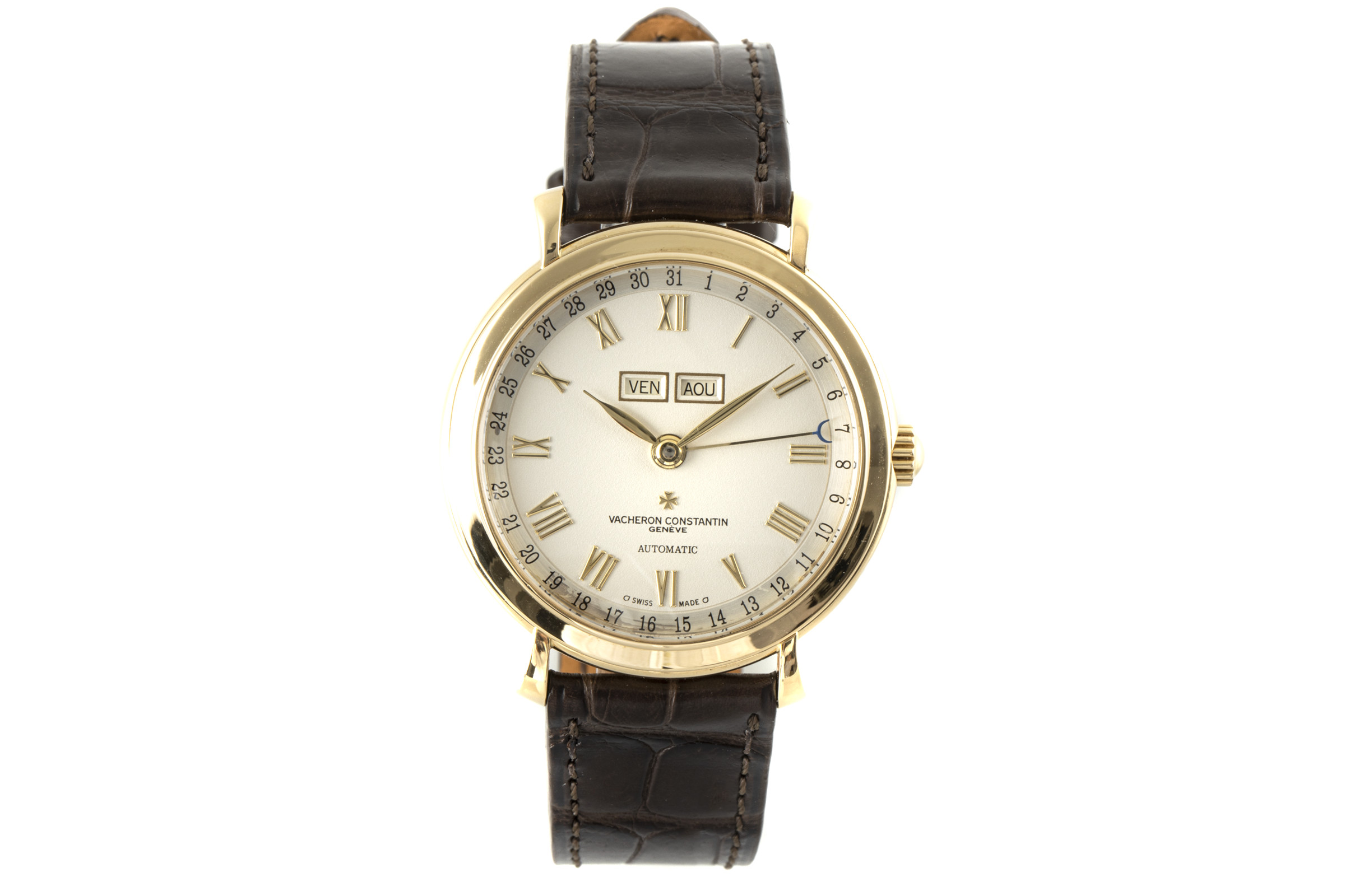 Vacheron & Constantin Geneve 18 ct gold automatic Kal. 1126 Ref. 47051