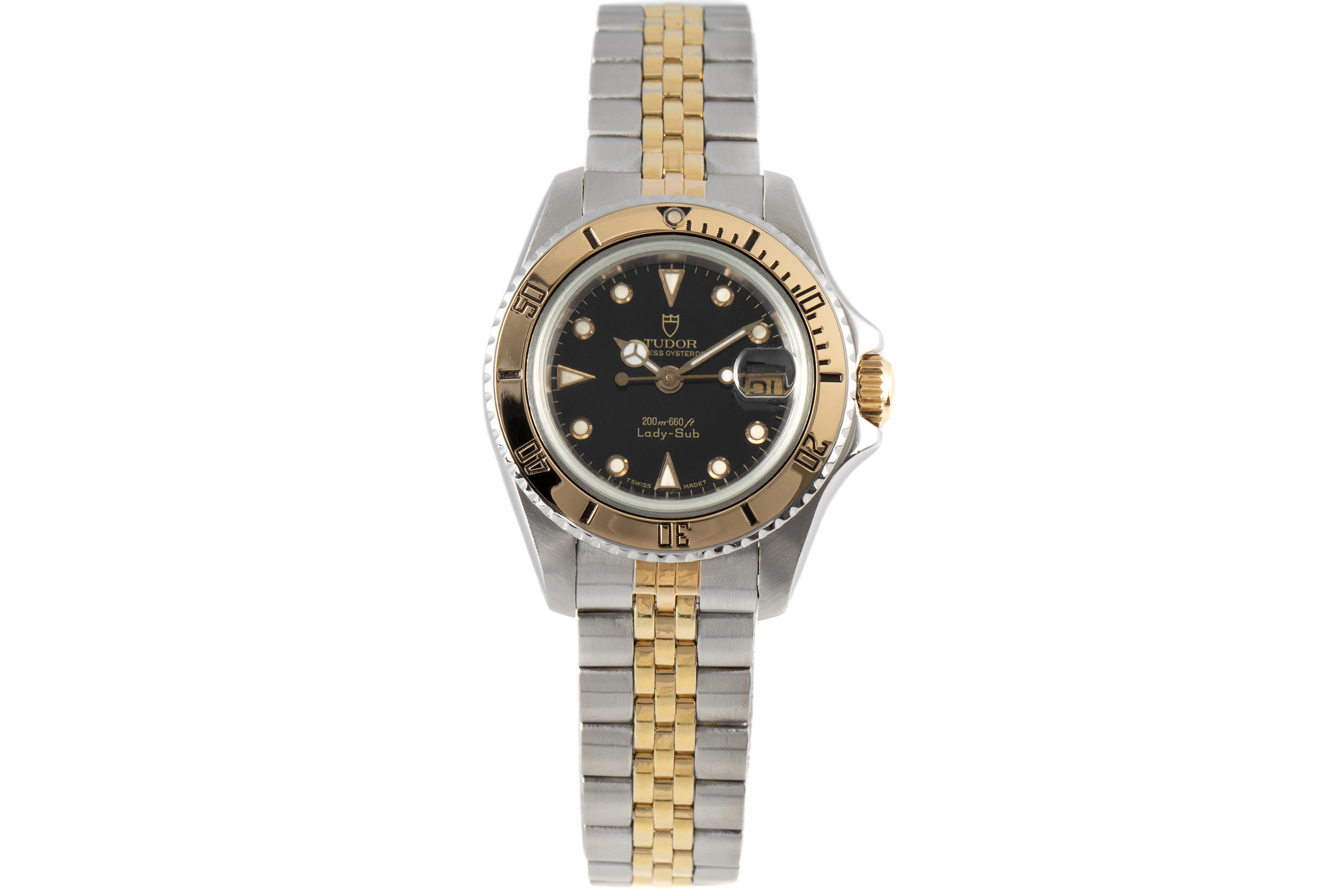 Tudor Lady-Sub steel / gold automatic Kal. ETA 2671 Ref. 96093