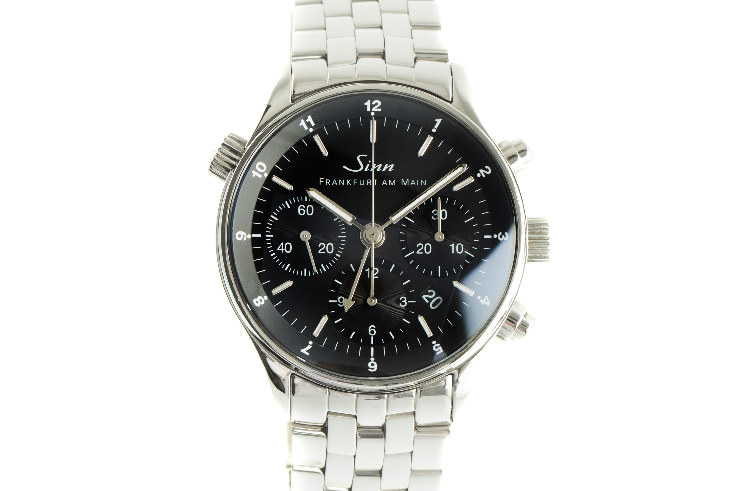 Sinn 6000 chronograph steel automatic Ref. 6000.010