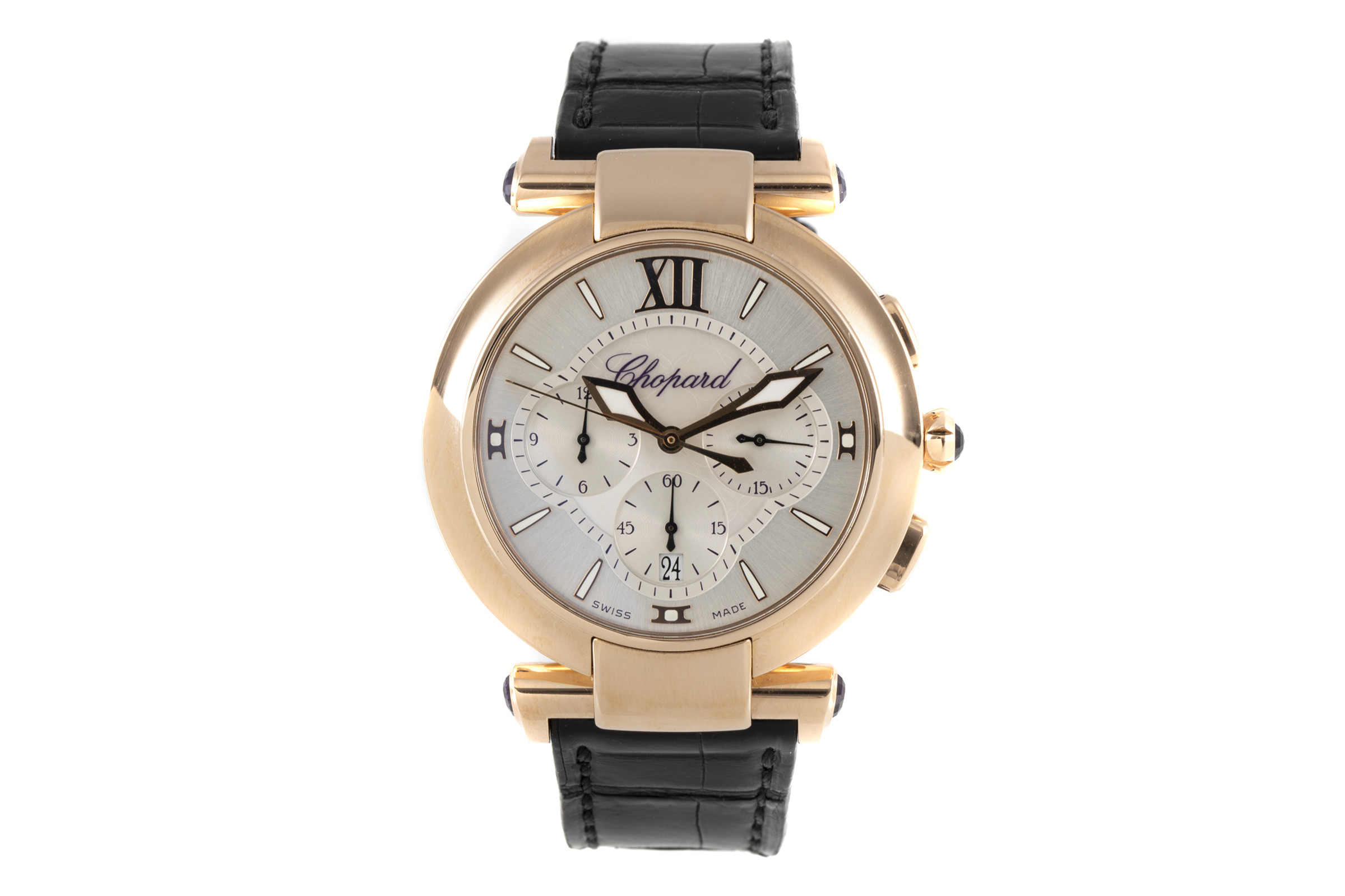 Chopard Imperiale chronograph 18 ct red gold automatic Kal. 1185 Ref. 384211-5001, 4211