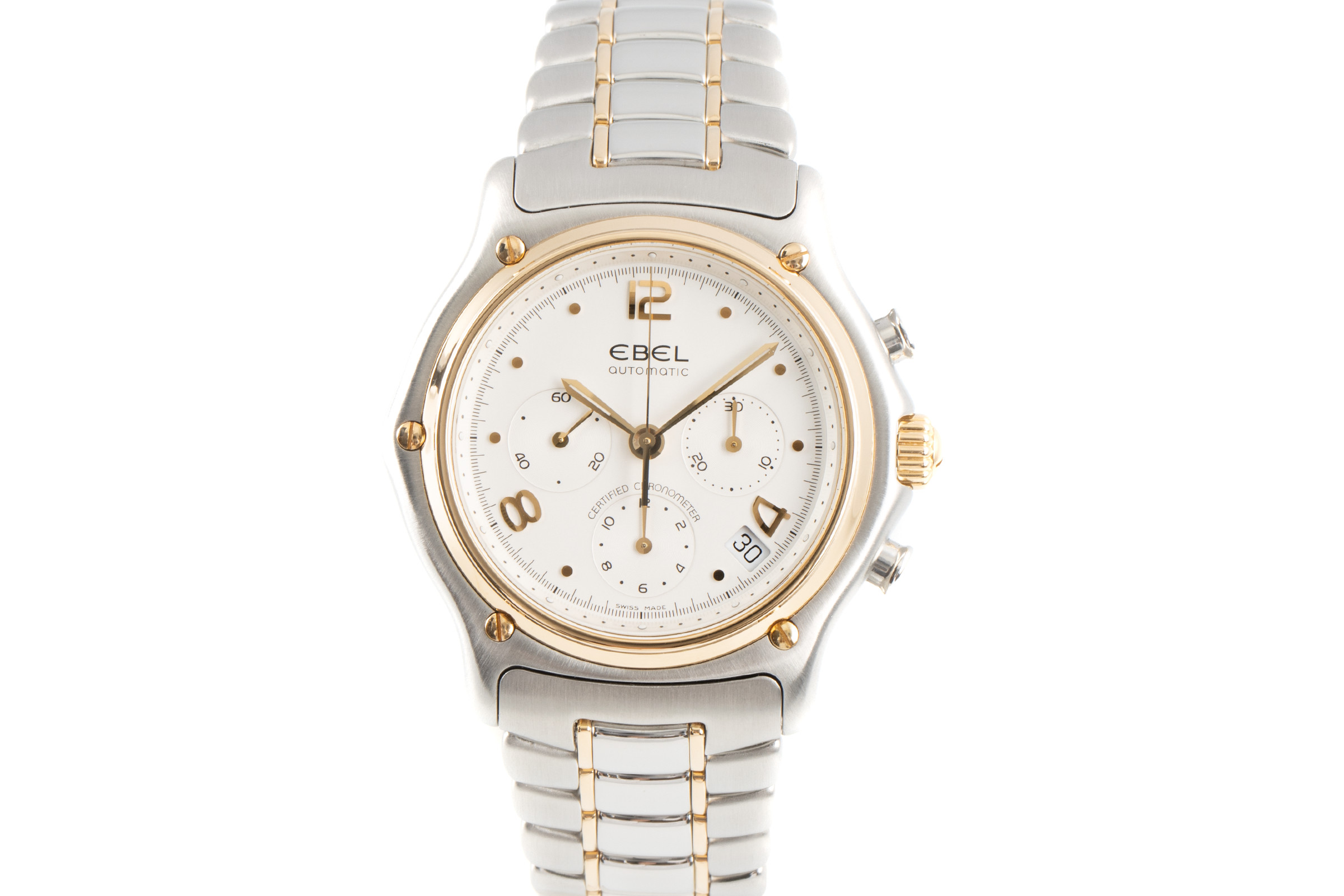 Ebel 1911 chronograph steel / gold automatic Kal. 137 Ref. E1137240