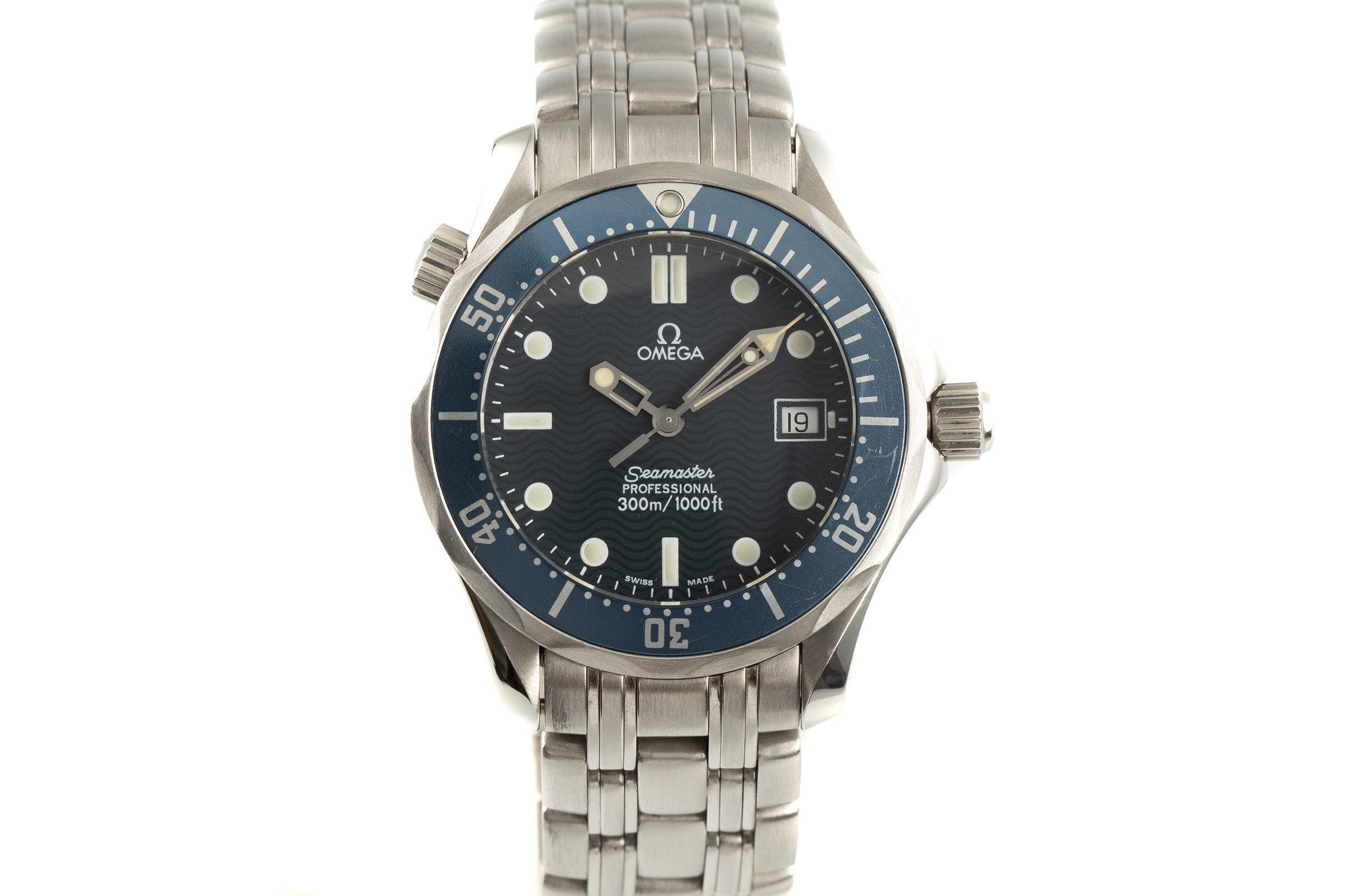 Omega Seamaster steel quartz Kal. 1538 Ref. 196.1522