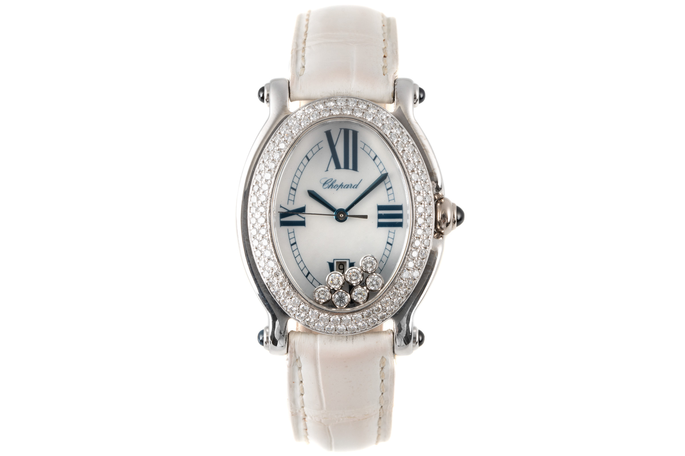 Chopard Happy Sport 18 ct white gold quartz Ref. 27/7012-23