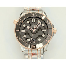 Seamaster Diver 300M 1:1 Best Edition Black Ceramic Black Dial SS Bracelet ORF A8800