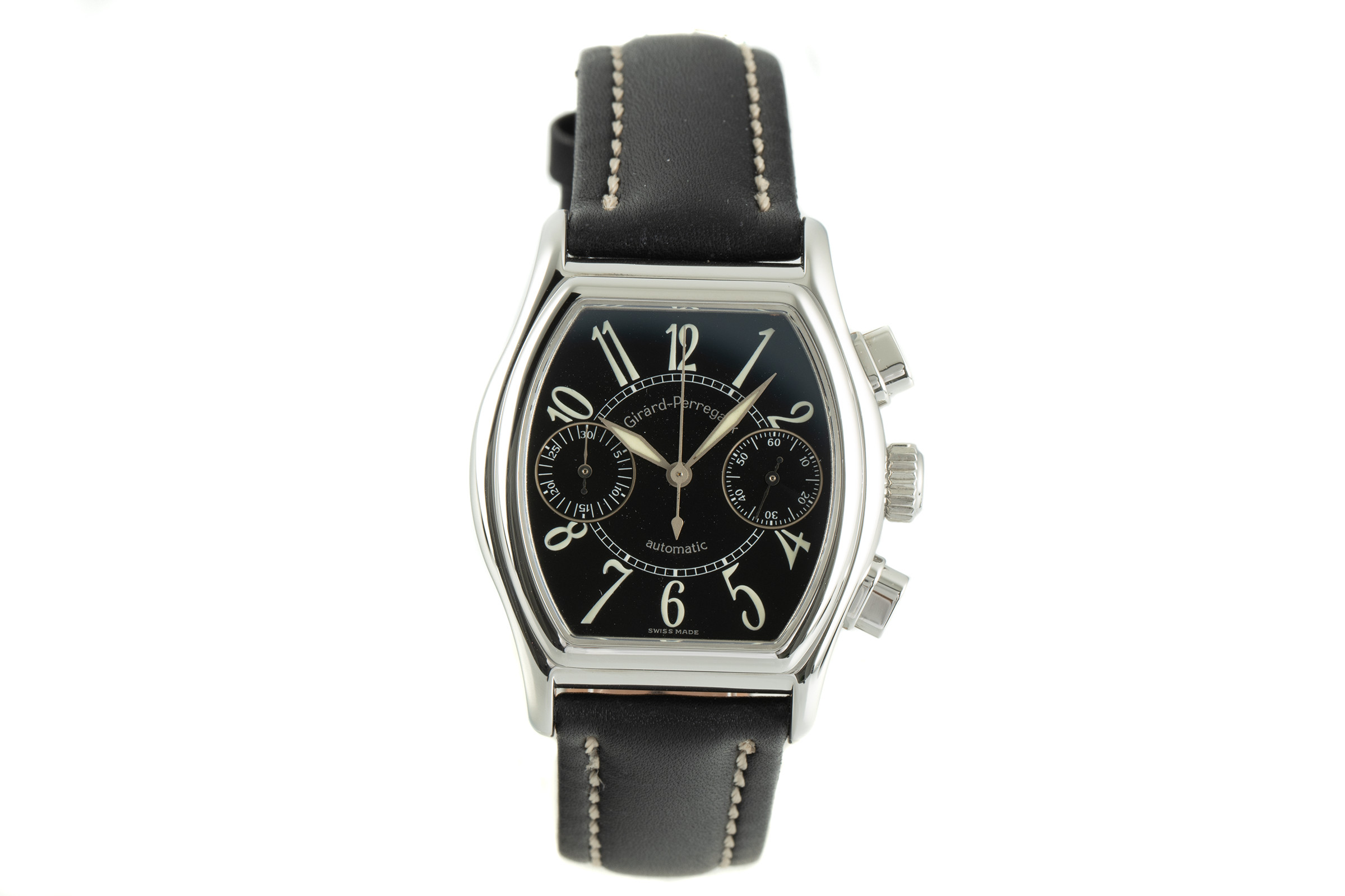 Girard Perregaux Richeville chronograph steel automatic Kal. 2280-781 Ref. 2750