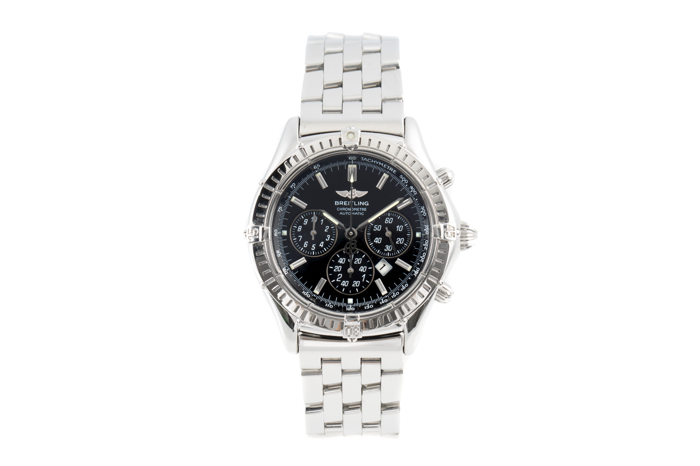 Breitling Shadow Flyback chronograph steel automatic Ref. A35312