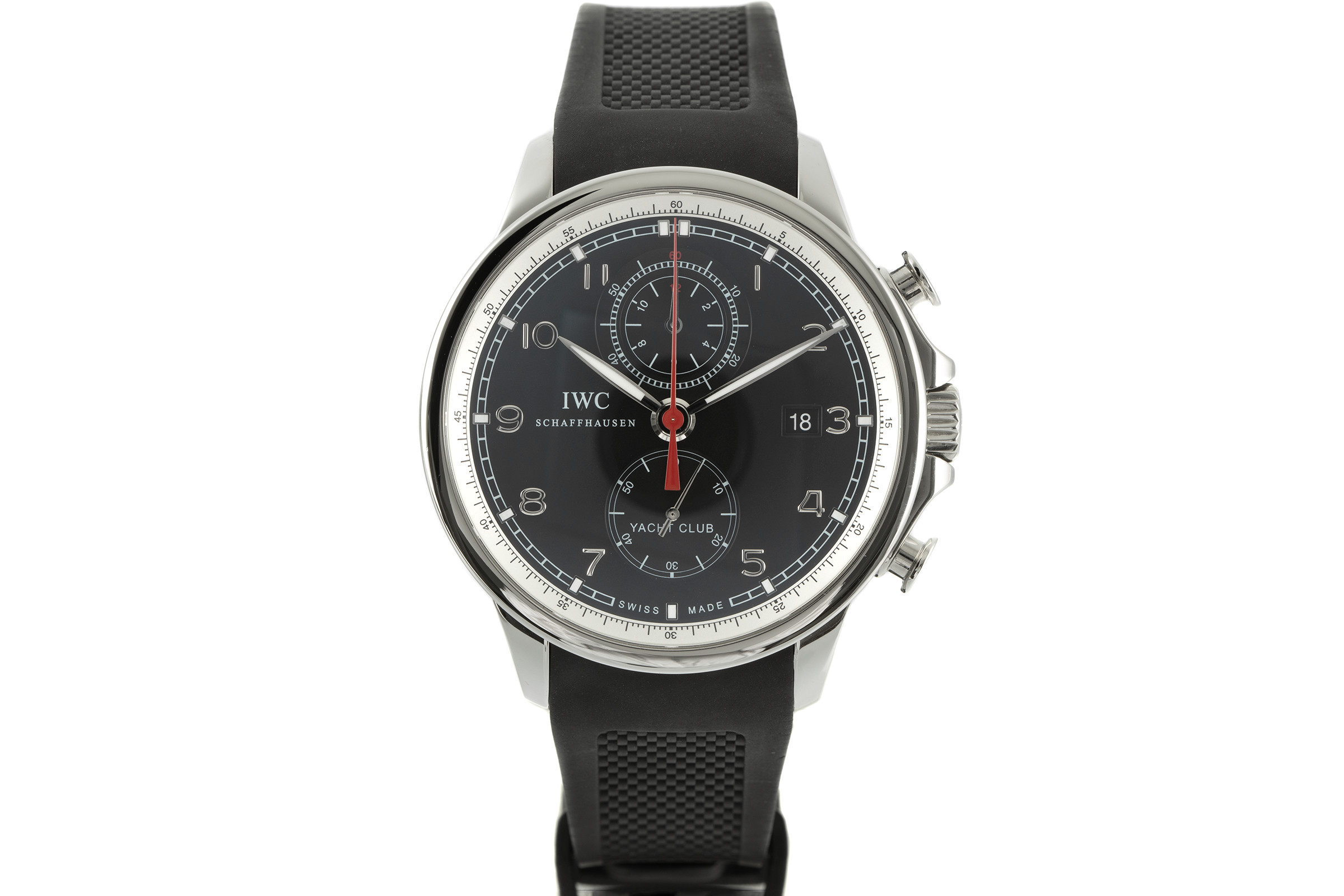 IWC Portugieser chronograph steel automatic Kal. C.89361 Ref. IW390210