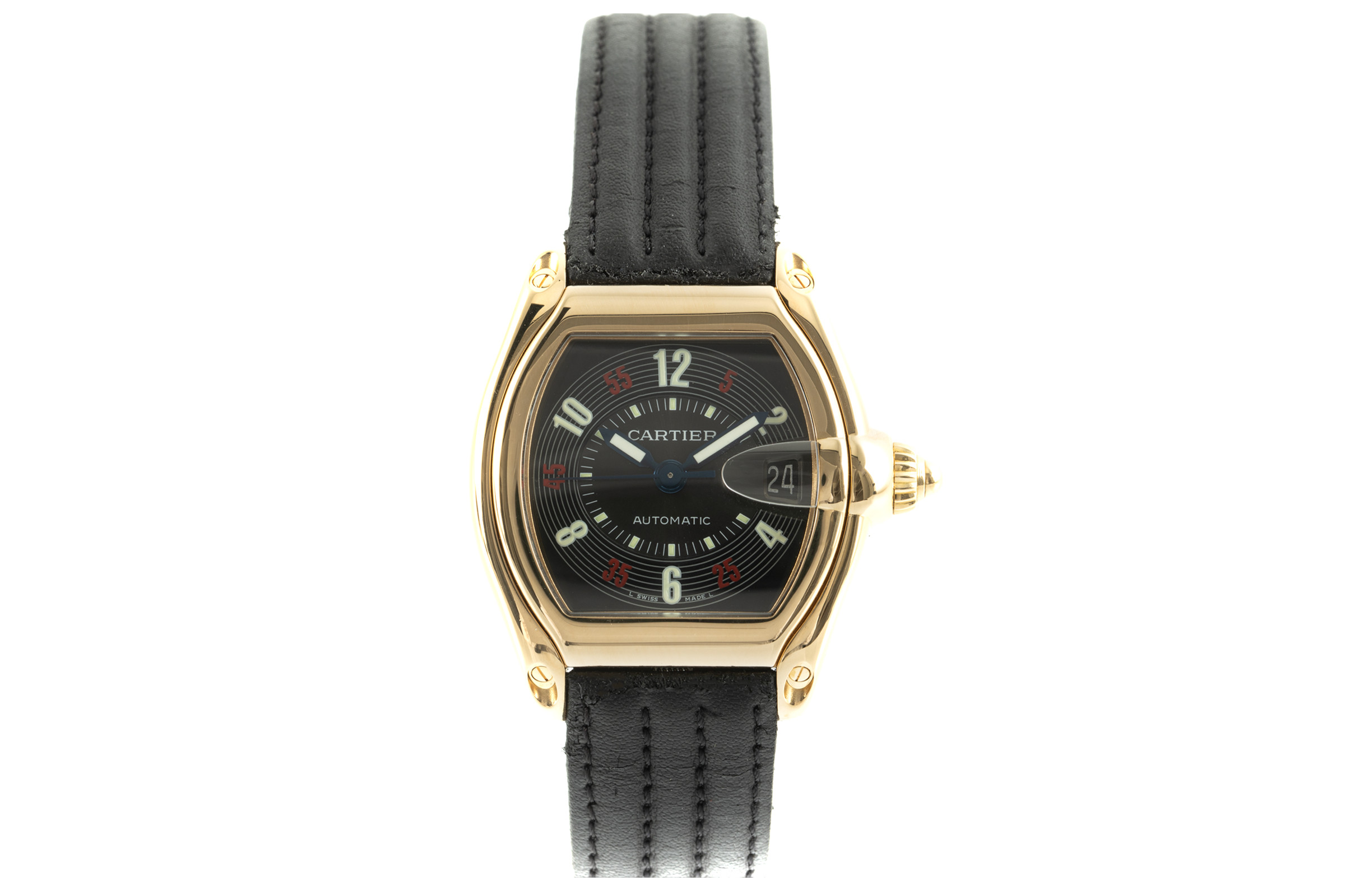 Cartier Roadster 18 ct gold automatic Kal. 3110 Ref. 2524