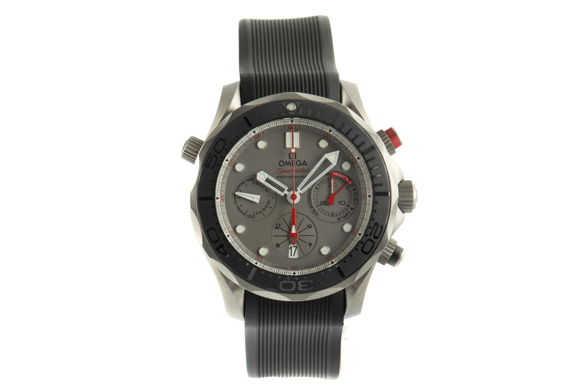 Omega Seamaster chronograph ceramic / titanium automatic Kal. 3330 Ref. 212.92.44.50.99.001, TIZ003087