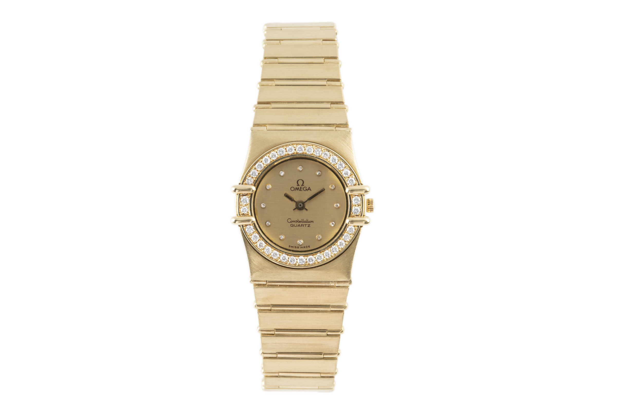 Omega Constellation 18 ct gold quartz Kal. 1450 Ref. 695.001