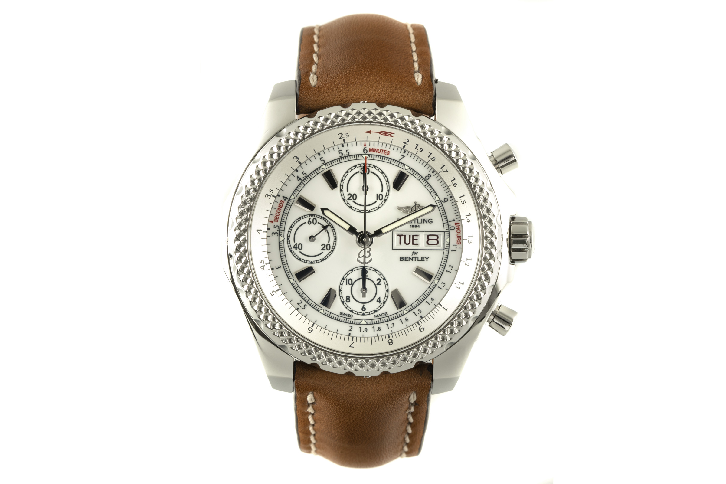Breitling Bentley GT chronograph steel automatic Kal. B13 Ref. A13365