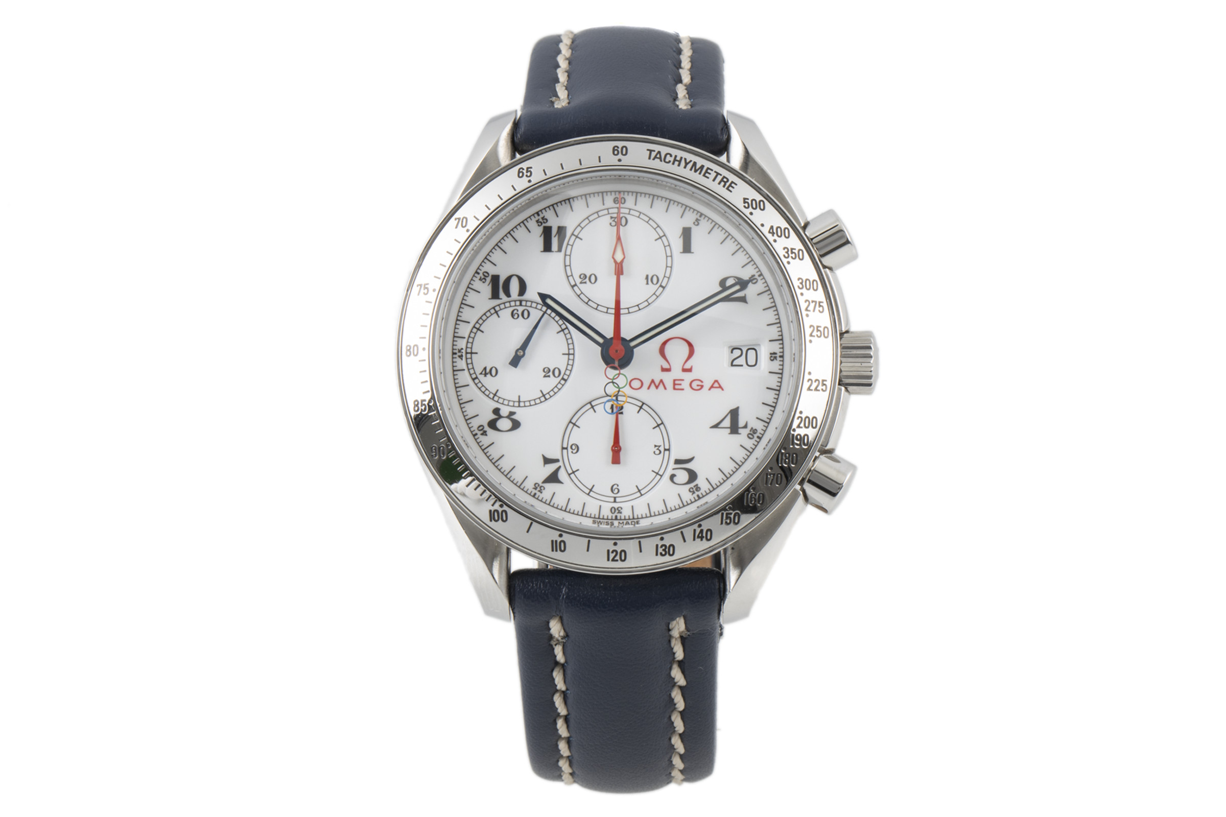 Omega Speedmaster chronograph steel automatic Kal. 1152 Ref. 323.10.40.40.04.001, 175.0081