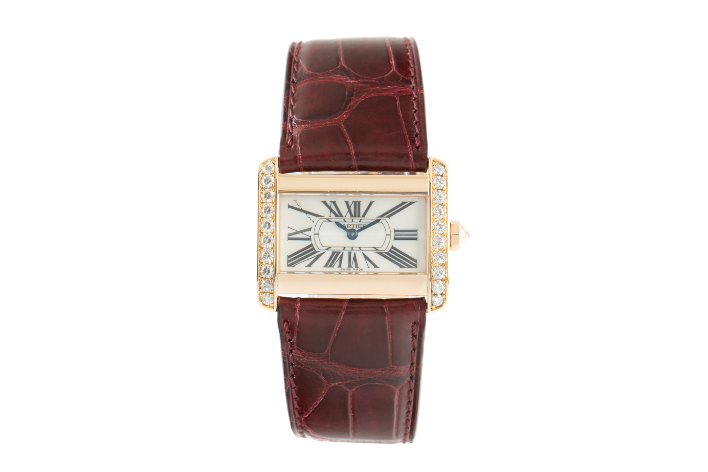 Cartier Tank Divan 18 ct gold quartz Kal. 157 Ref. 2810