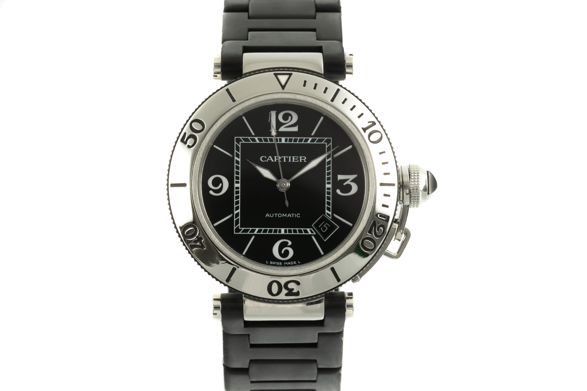 Cartier Pasha steel automatic Kal. 049 Ref. 2790
