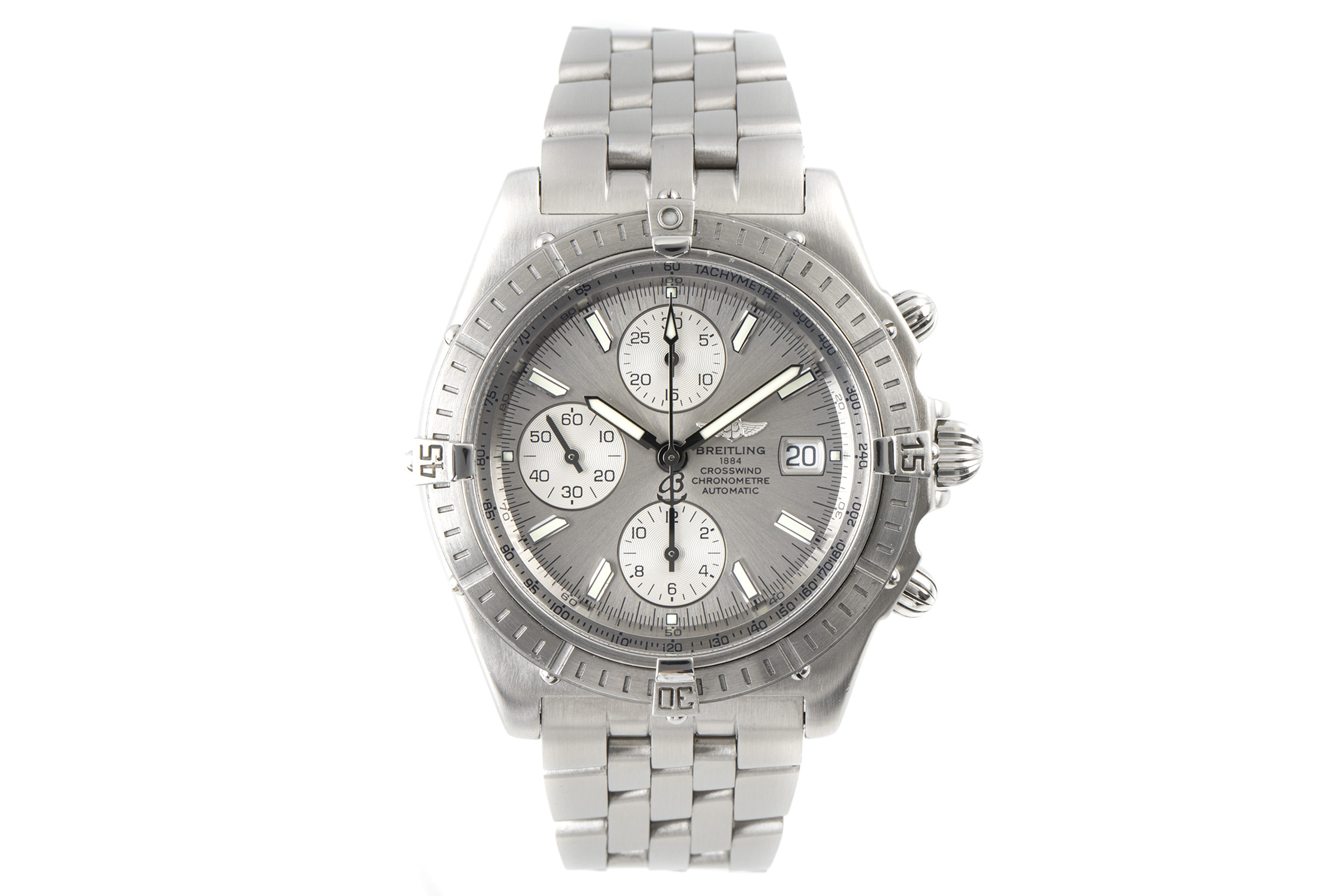 Breitling Crosswind chronograph steel automatic Kal. B13 Ref. A13355