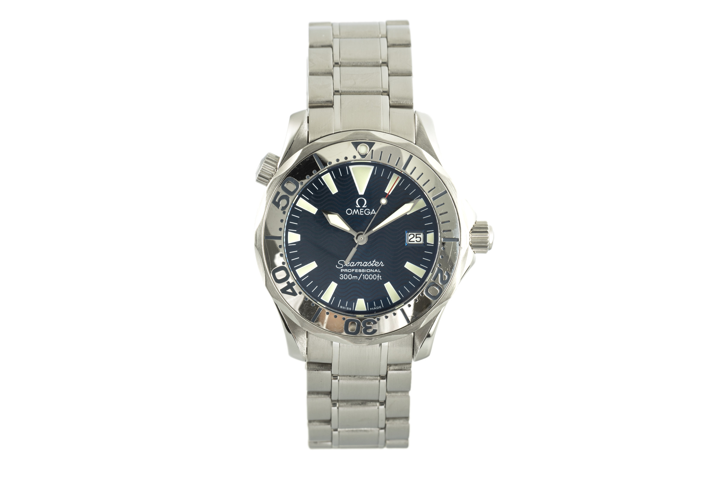 Omega Seamaster steel quartz Kal. 1538 Ref. 196.1641