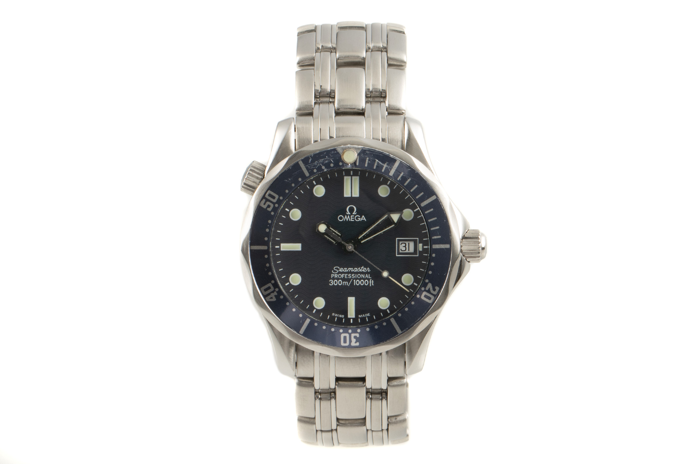 Omega Seamaster steel quartz Kal. 1538 Ref. 196.1522