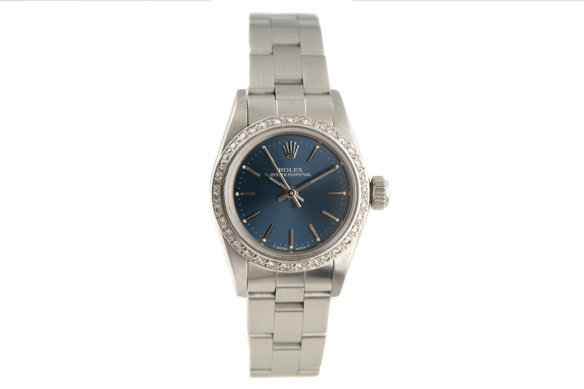 Rolex Oyster Perpetual steel / white gold automatic Kal. 2130 Ref. 67180