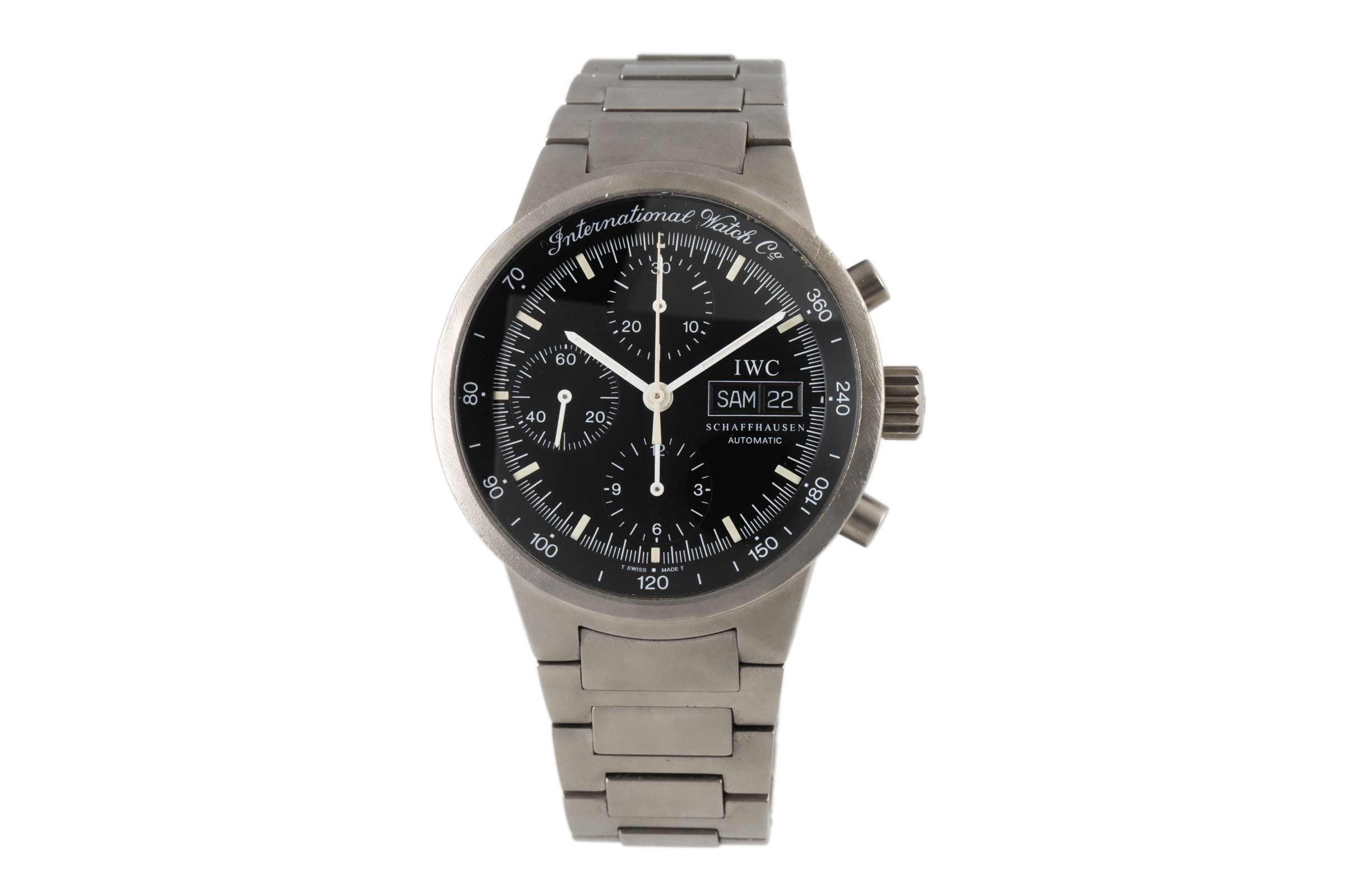 IWC GST chronograph titanium automatic Kal. C.7922 Ref. 3707
