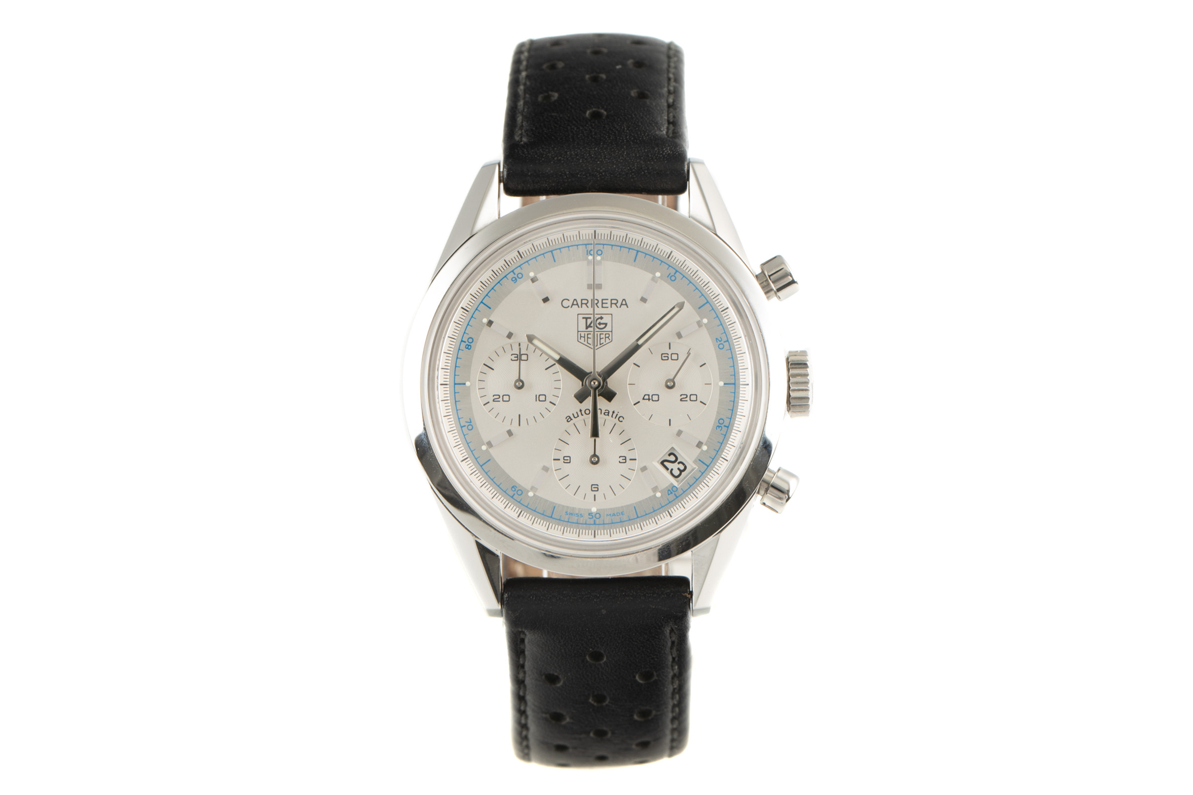 Tag Heuer Carrera chronograph steel automatic Kal. 17 Ref. CV2110-0