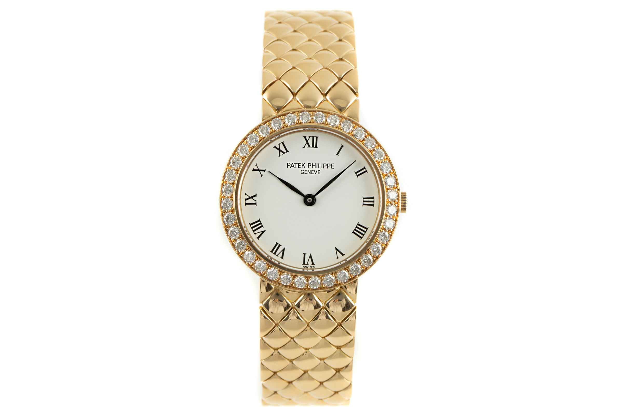 Patek Philippe Calatrava 18 ct gold quartz Kal. E15 Ref. 4820/1