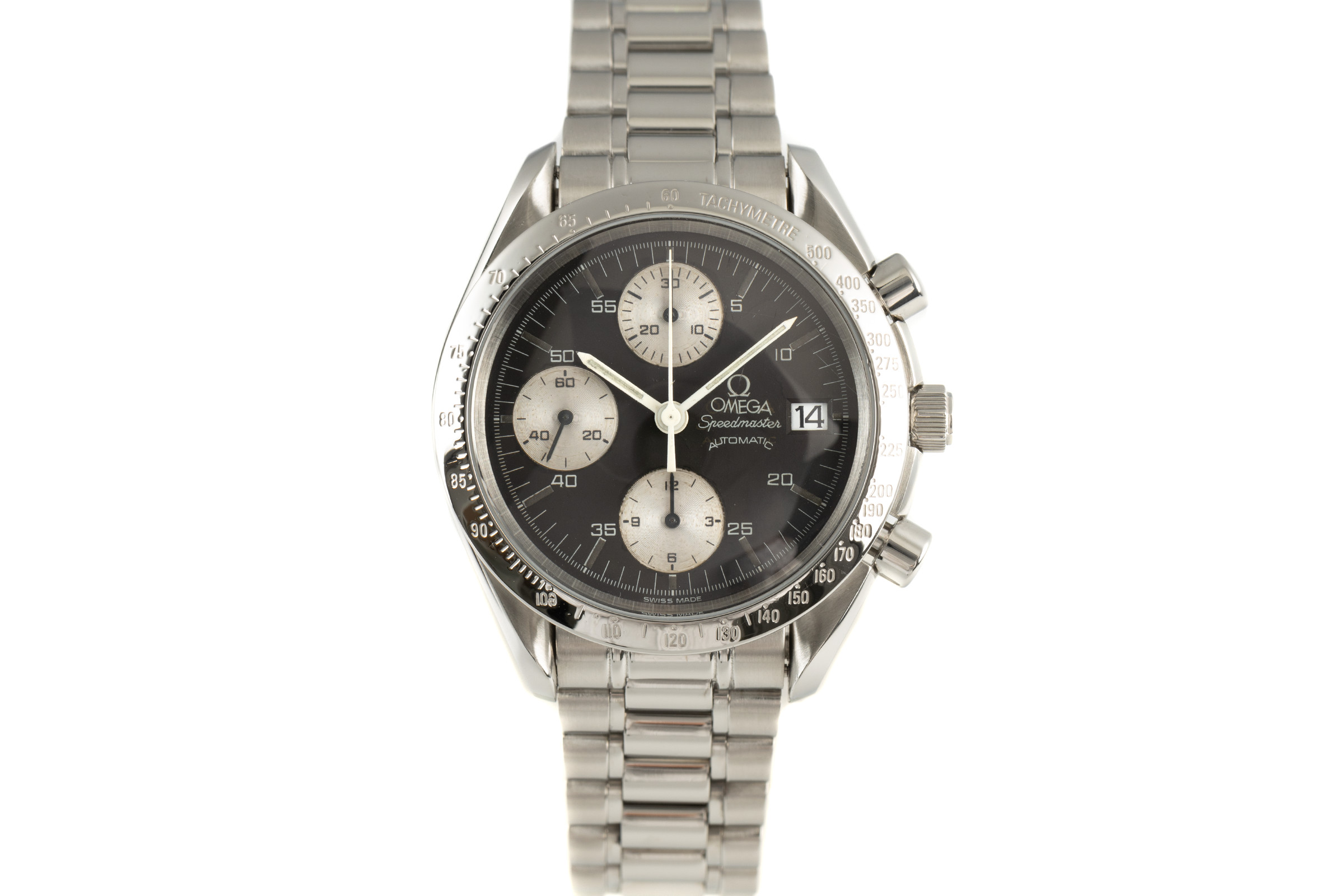Omega Speedmaster chronograph steel automatic Kal. 1155 Ref. 175.0043, 375.0043, 3511.50.00