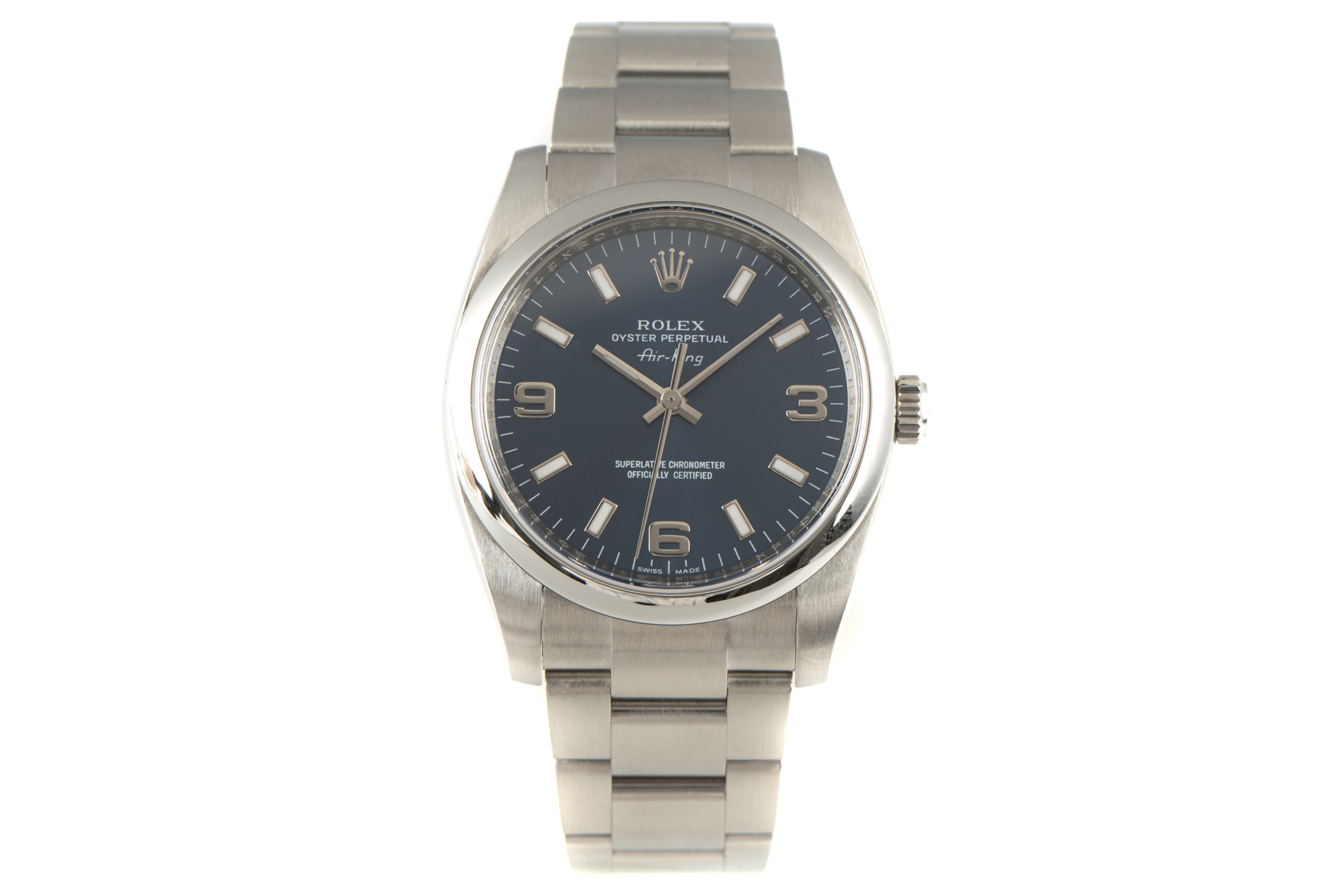 Rolex Air King steel automatic Kal. 3130 Ref. 114200
