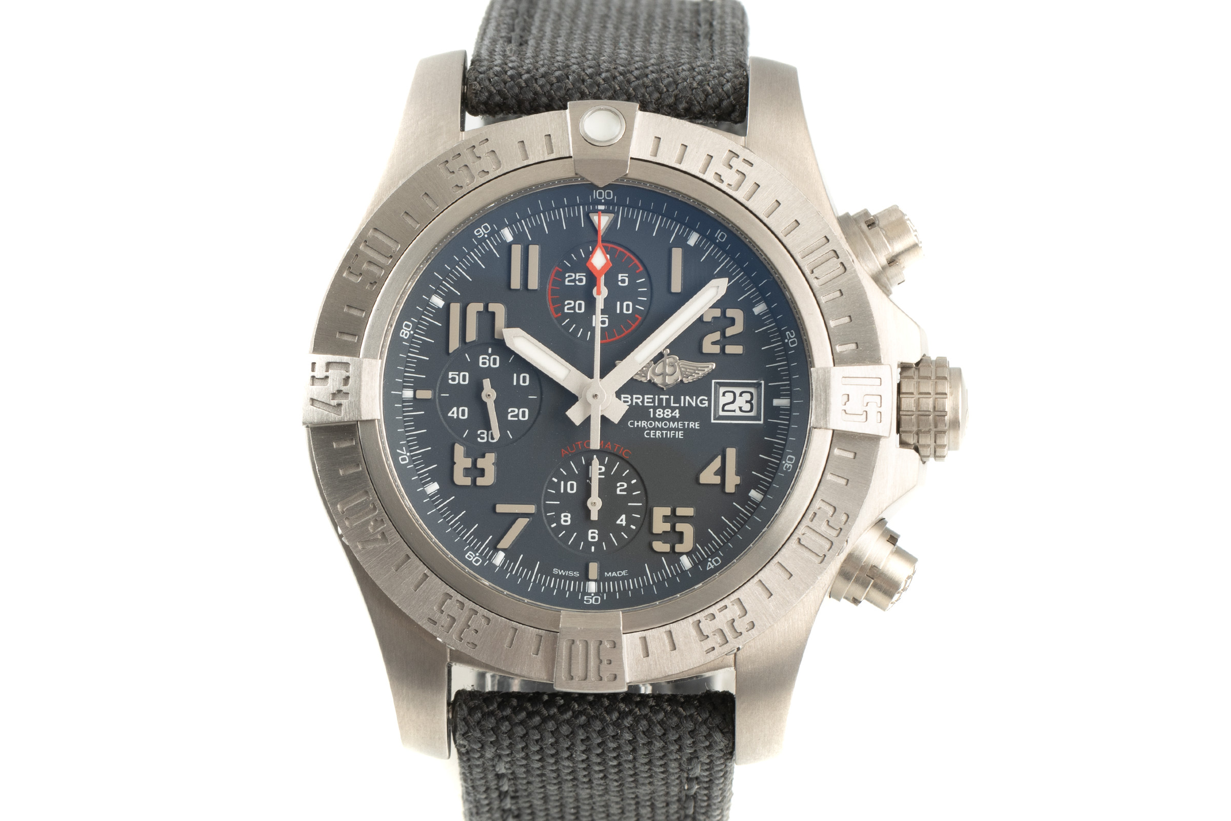 Breitling Avenger chronograph titanium automatic Kal. B13 Ref. E13383