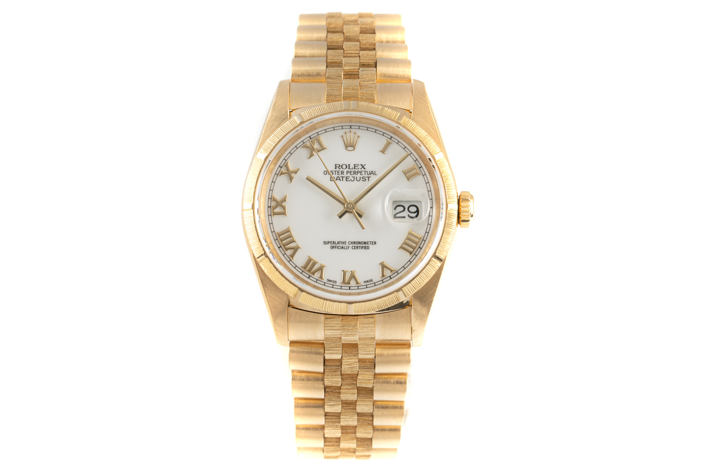 Rolex Datejust 18 ct gold automatic Kal. 3135 Ref. 16248