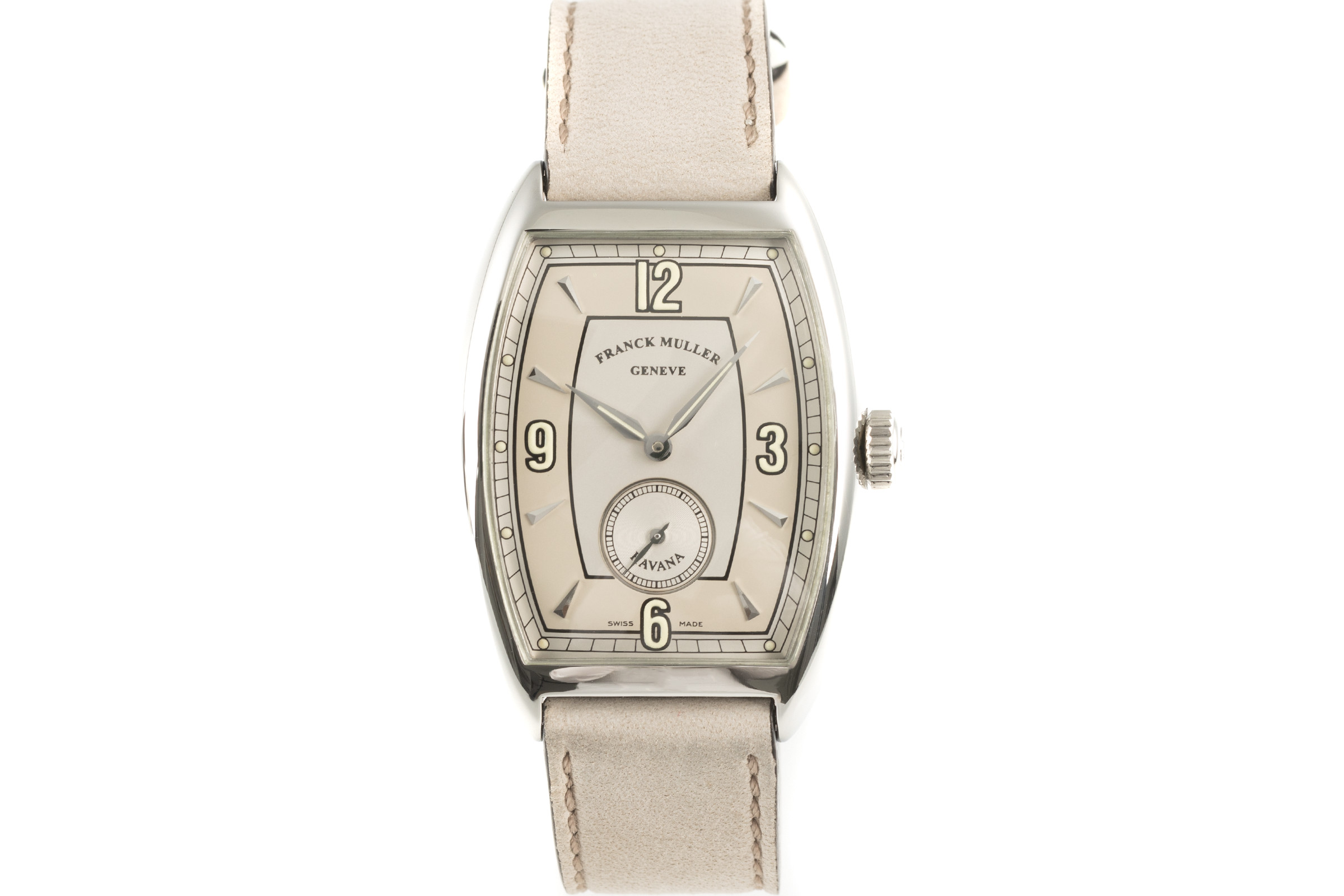 Franck Muller Havana steel manual winding Ref. 7500