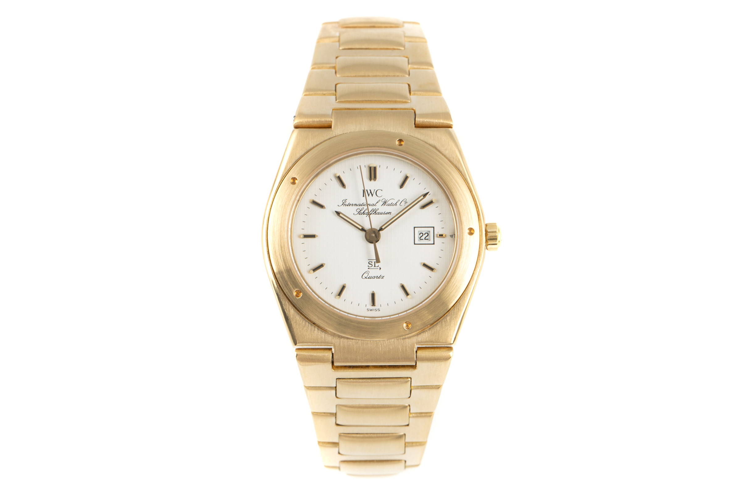 IWC Ingenieur 18 ct gold quartz Kal. 2249 Ref. 6703