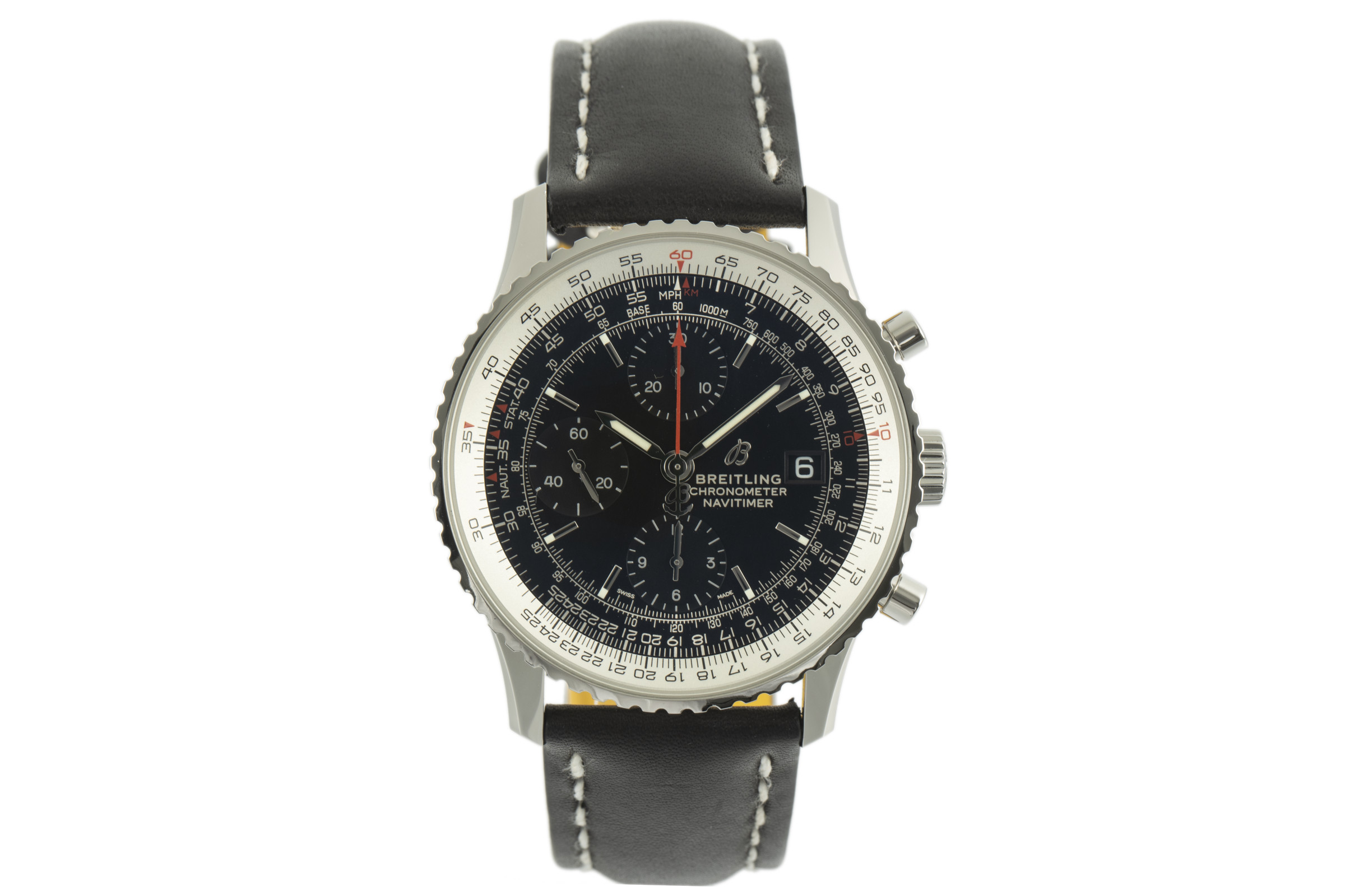 Breitling Navitimer chronograph steel automatic Kal. B13 Ref. A13324