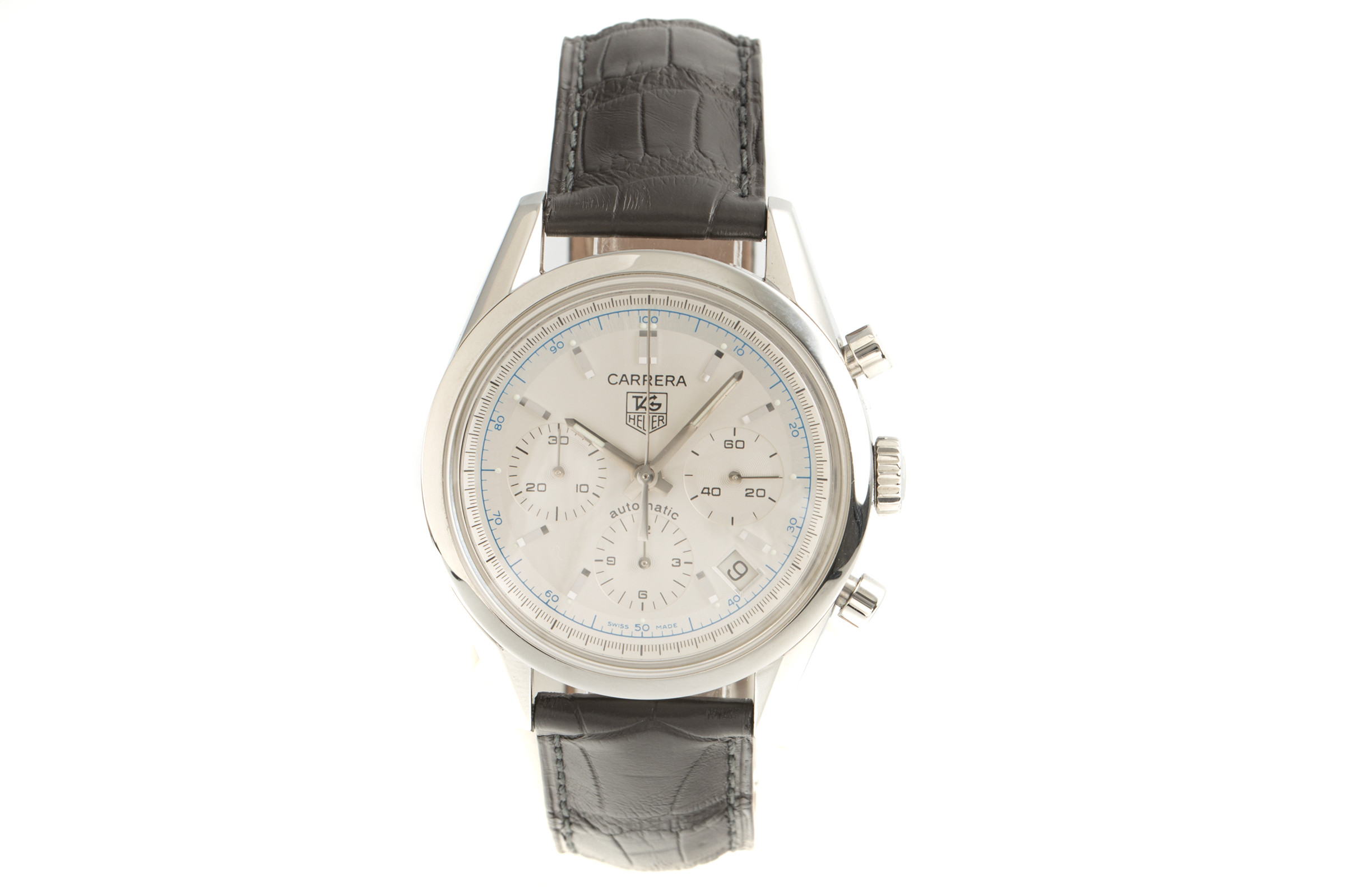 Tag Heuer Carrera chronograph steel automatic Kal. 17 Ref. CV2110-0