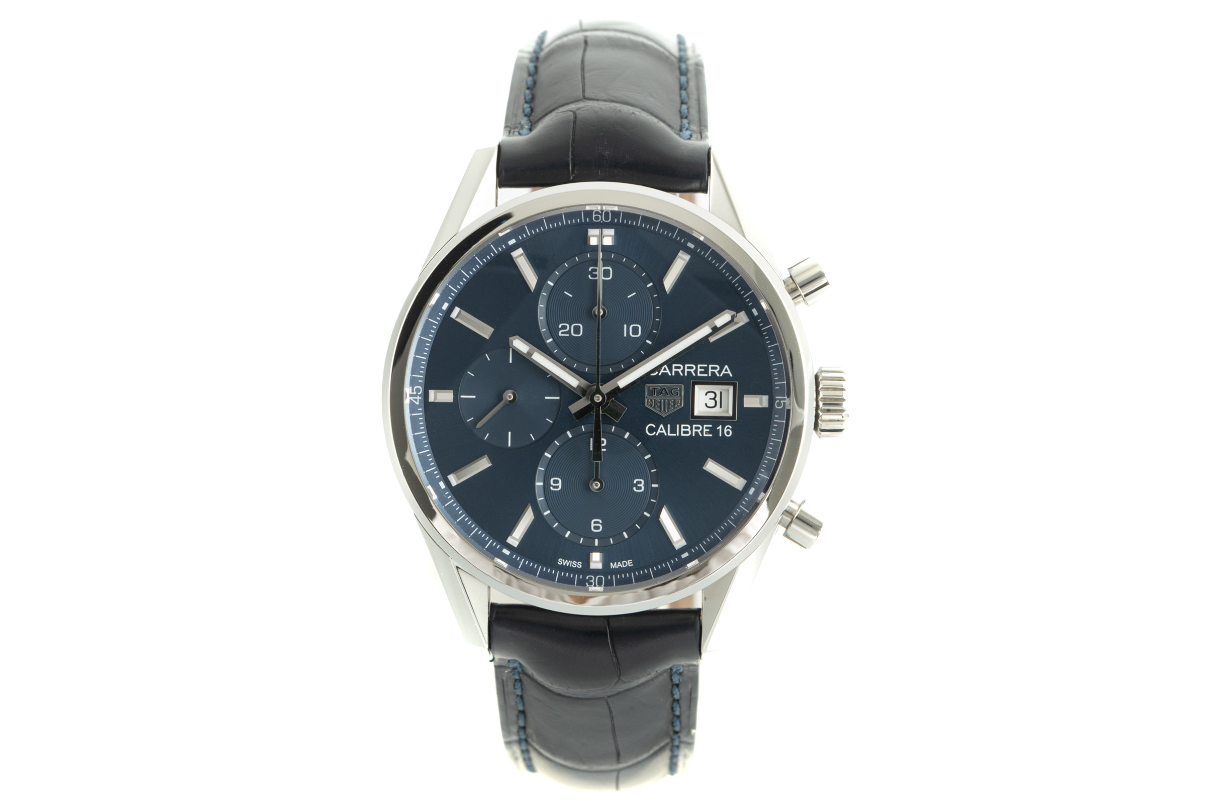 Tag Heuer Carrera chronograph steel automatic Kal. 16 Ref. CBK2112