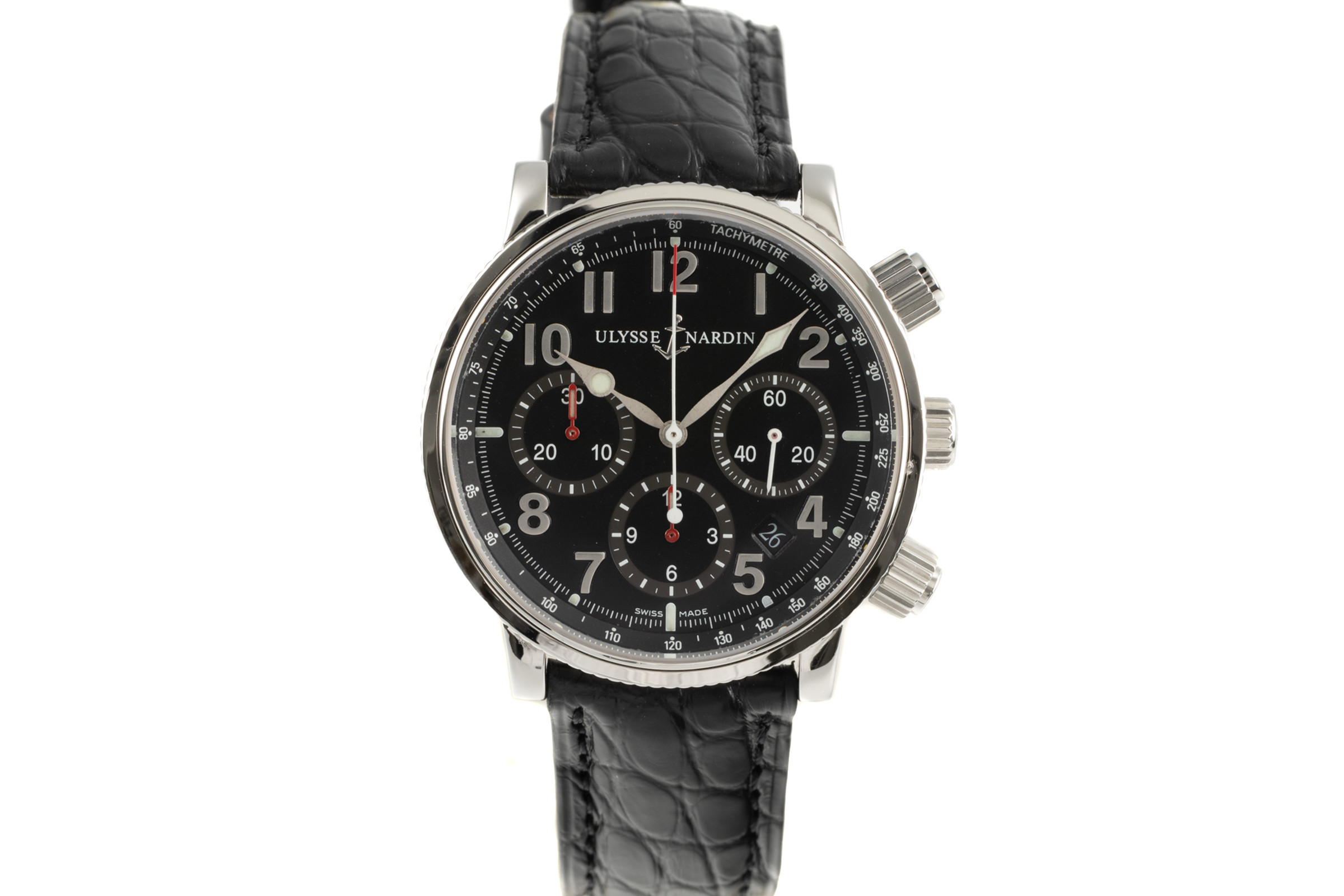 Ulysse Nardin Marine Chronograph chronograph steel automatic Kal. U-N-35-16-1529 Ref. 353-88
