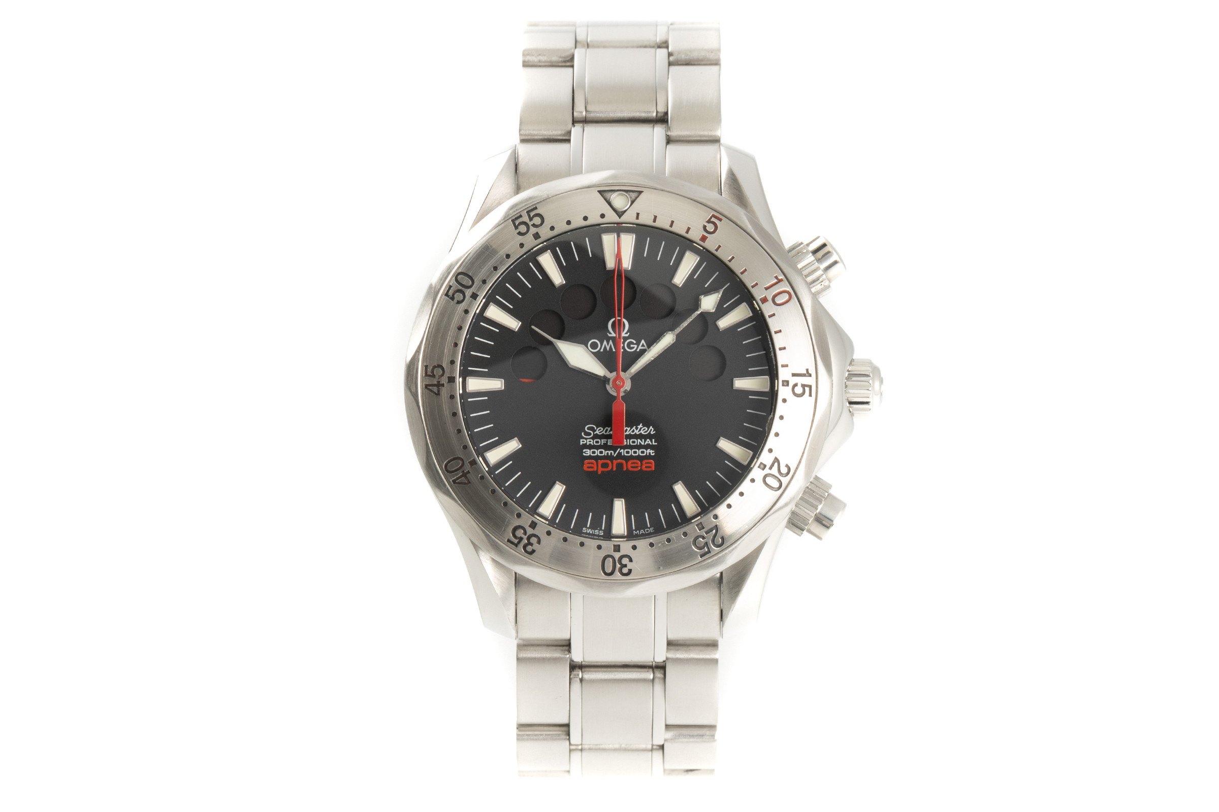 Omega Seamaster chronograph steel automatic Kal. 3601 Ref. 2595.50.00, 175.0518