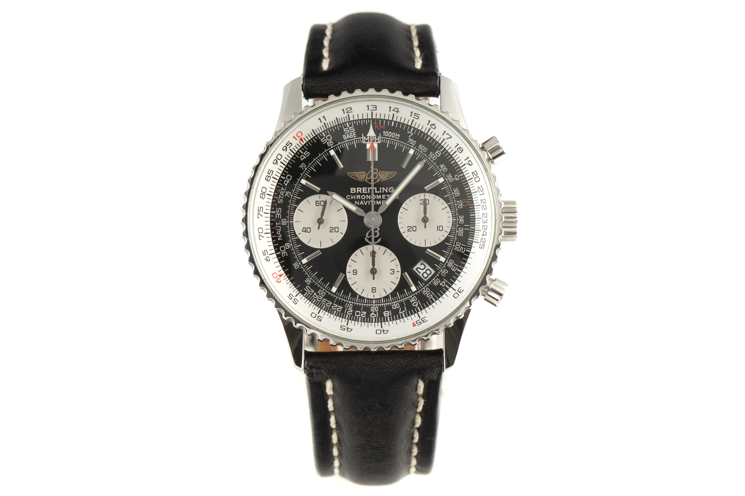 Breitling Navitimer chronograph steel automatic Kal. B23 Ref. A23322