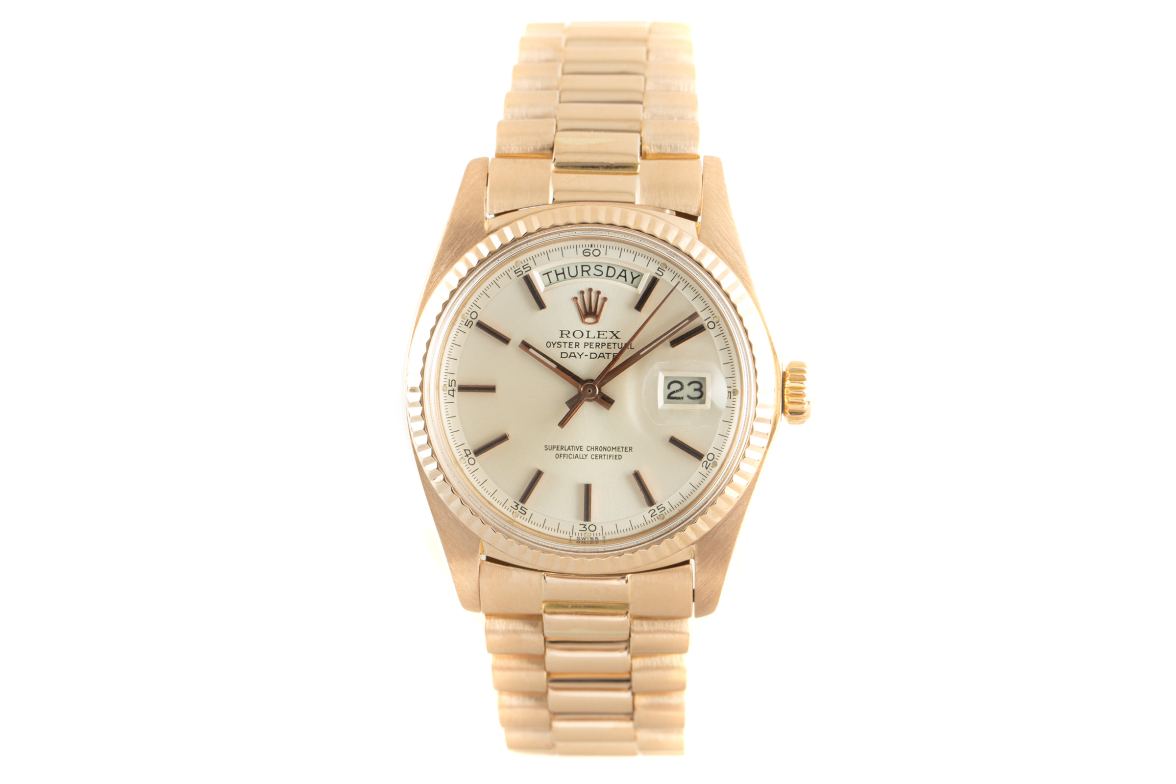 Rolex Day-Date 18 ct red gold automatic Kal. 1556 Ref. 1803 VINTAGE