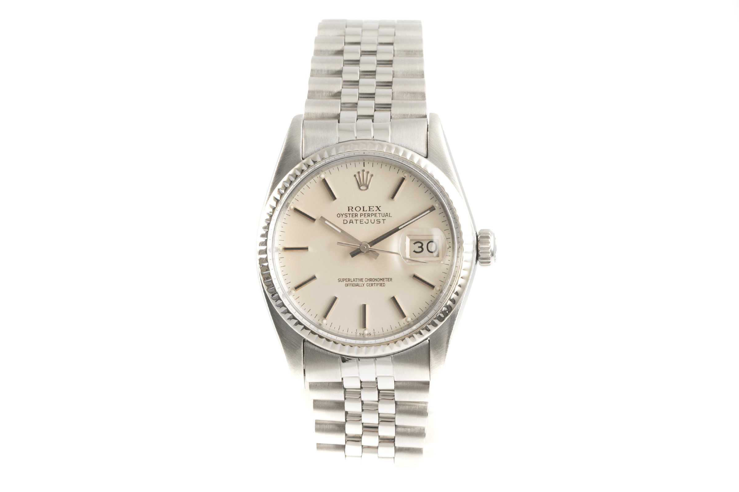 Rolex Datejust steel / white gold automatic Kal. 3035 Ref. 16014