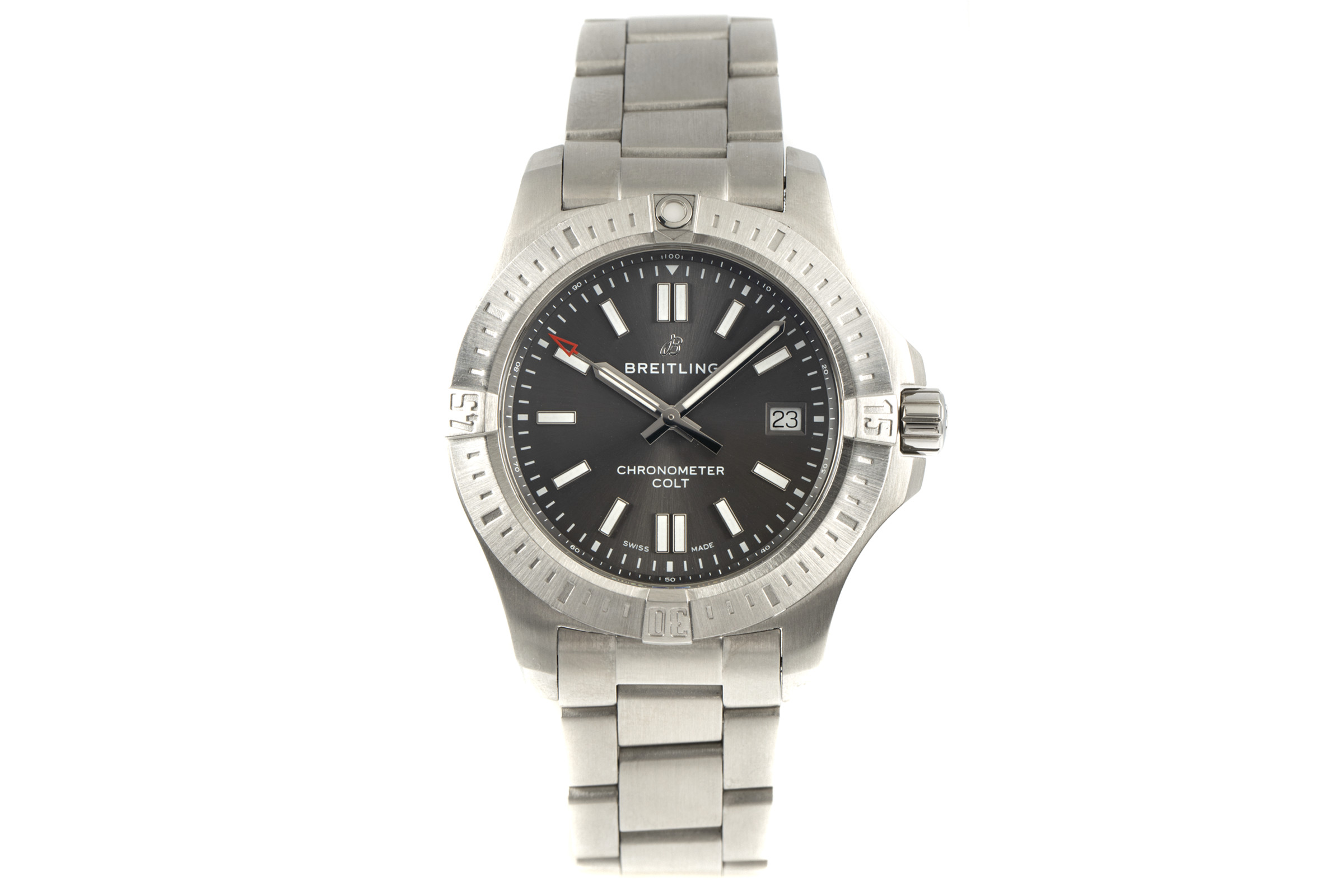 Breitling Colt steel automatic Kal. B17 Ref. A17313