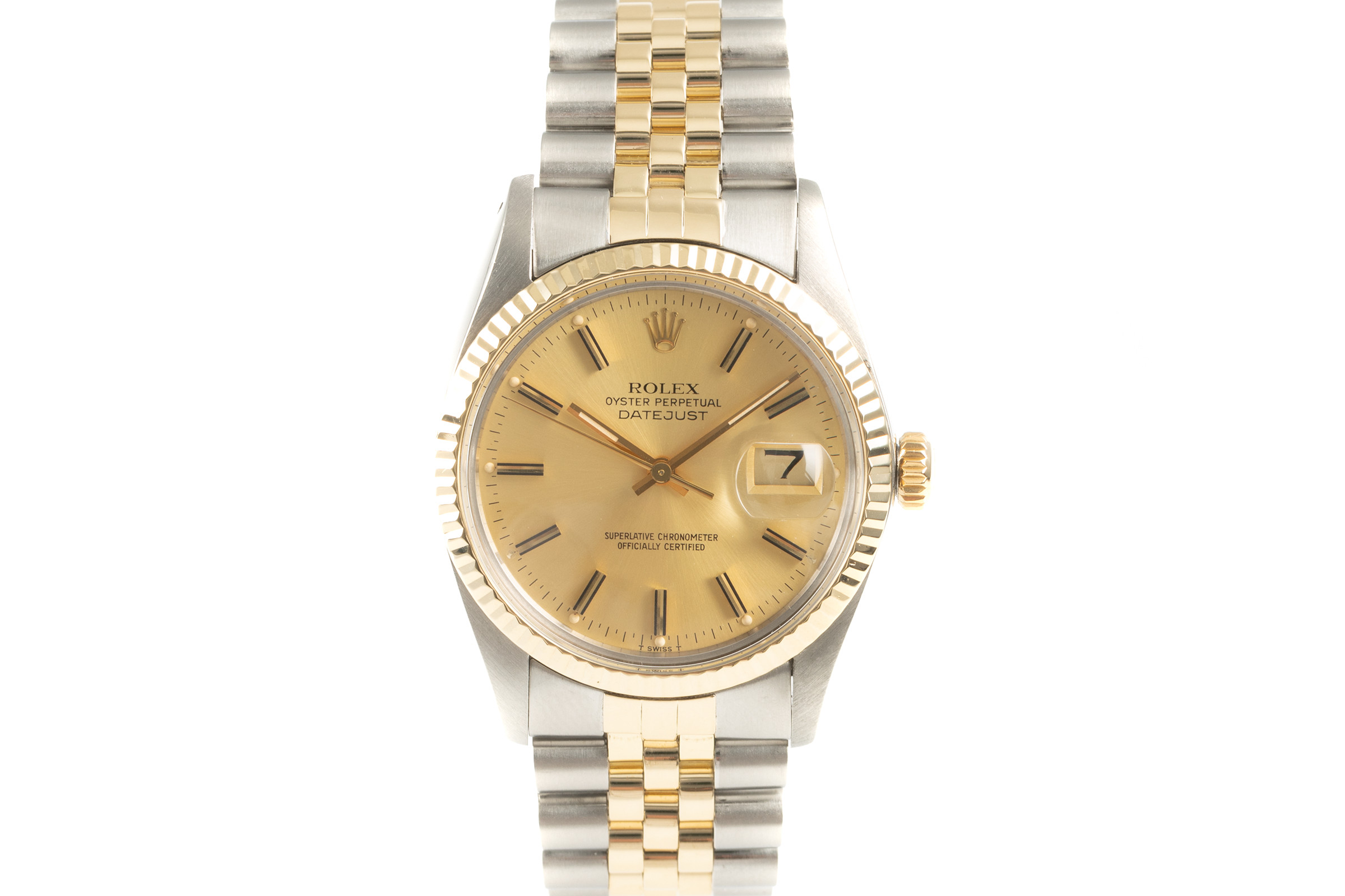 Rolex Datejust steel / gold automatic Kal. 3035 Ref. 16013
