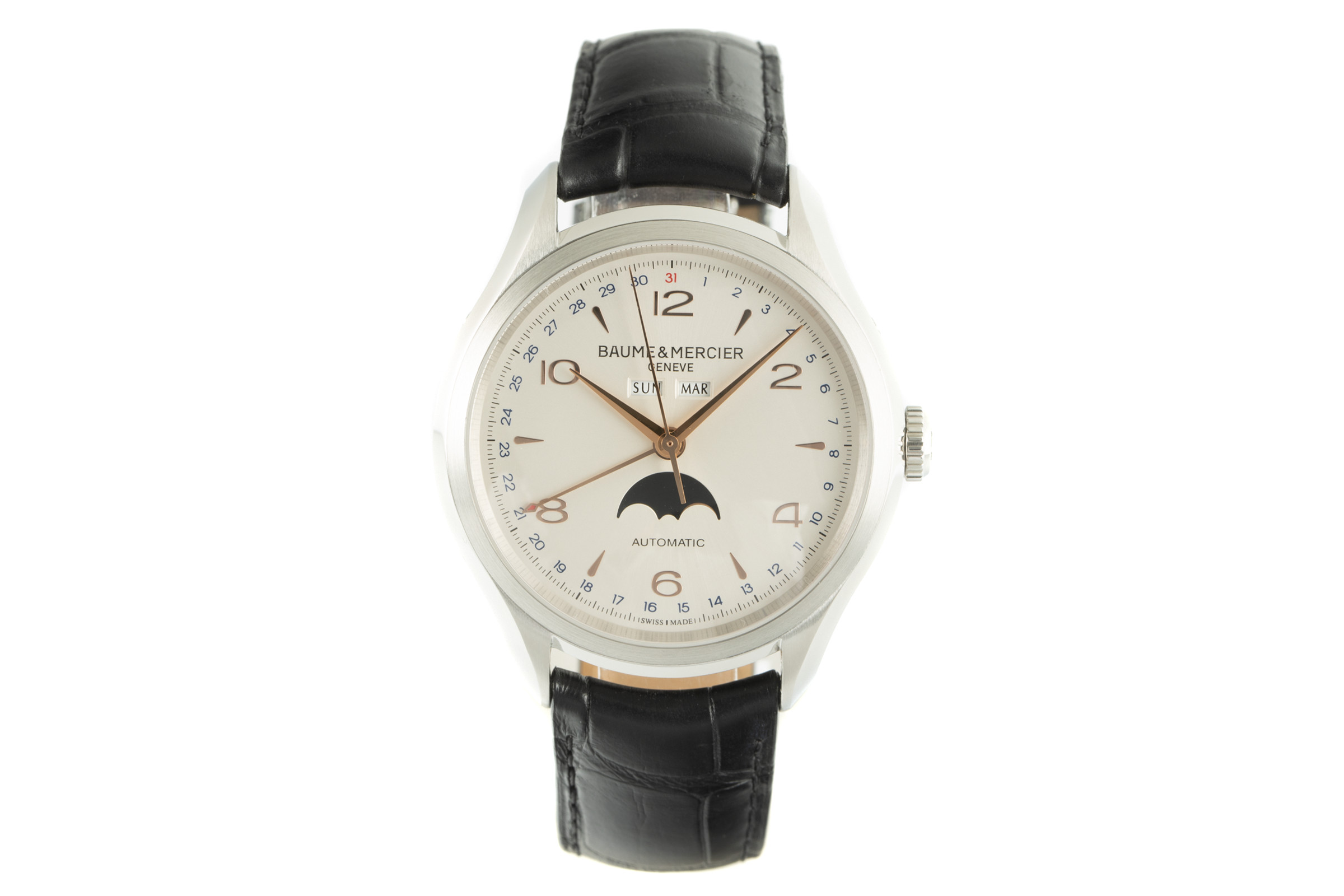 Baume & Mercier Clifton steel automatic Kal. BM11900 Ref. MOA10055, 65718