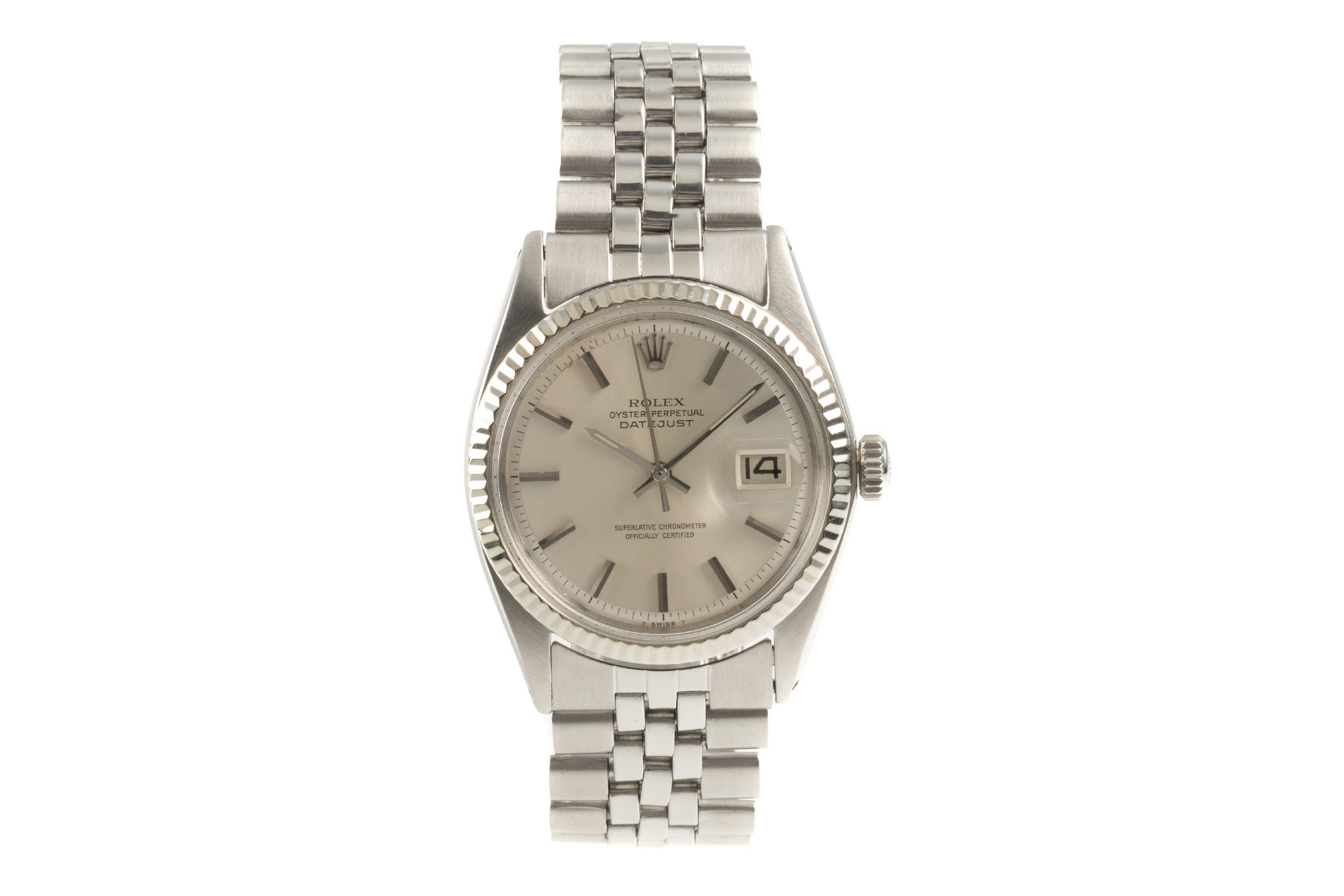 Rolex Datejust steel / white gold automatic Kal. 1570 Ref. 1601 VINTAGE