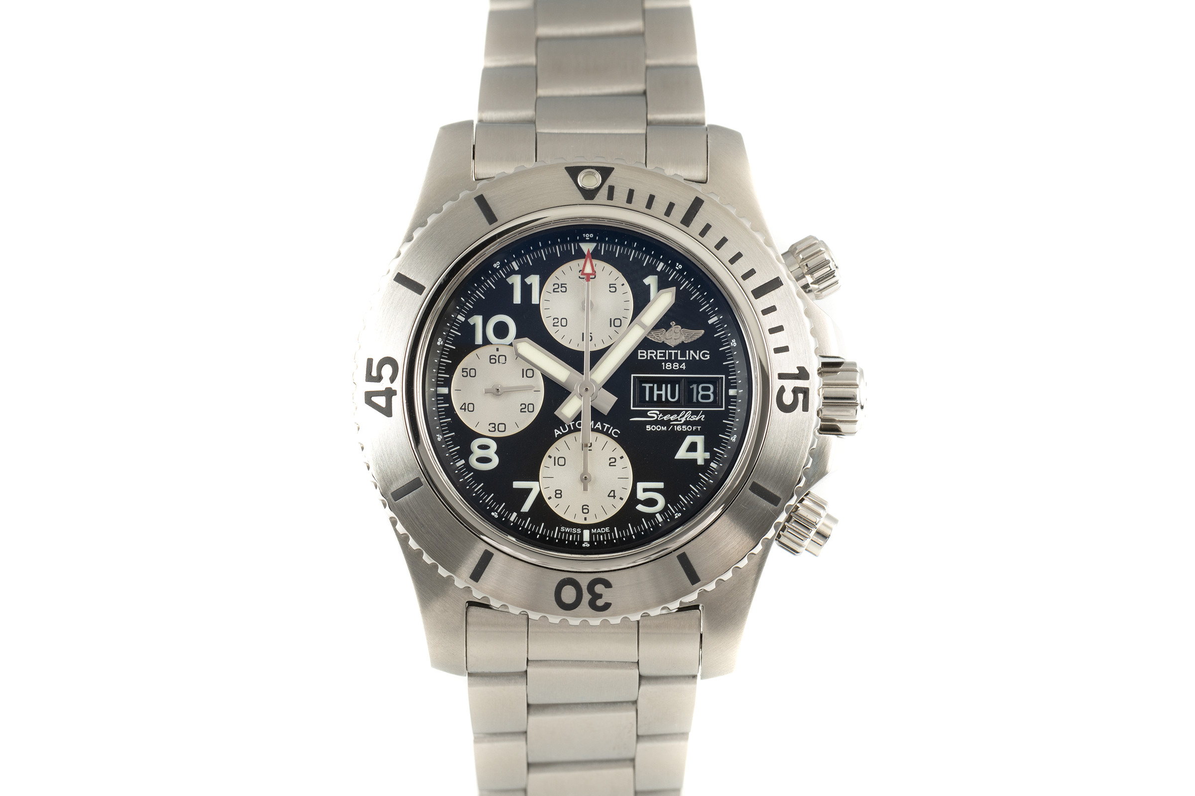 Breitling Superocean Chronograph chronograph steel automatic Ref. A13341