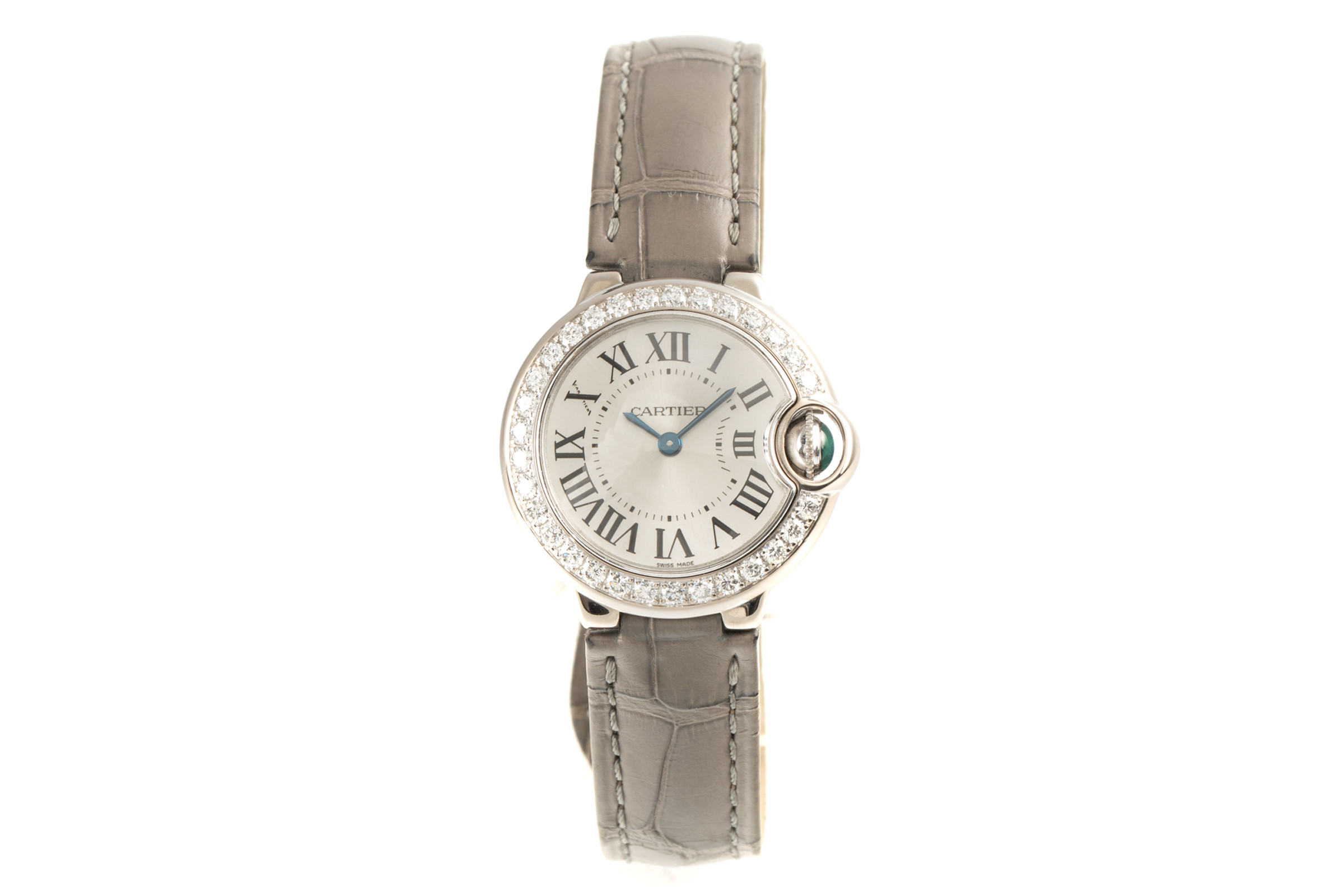 Cartier Ballon Bleu de Cartier 18 ct white gold quartz Kal. 057 Ref. 3008