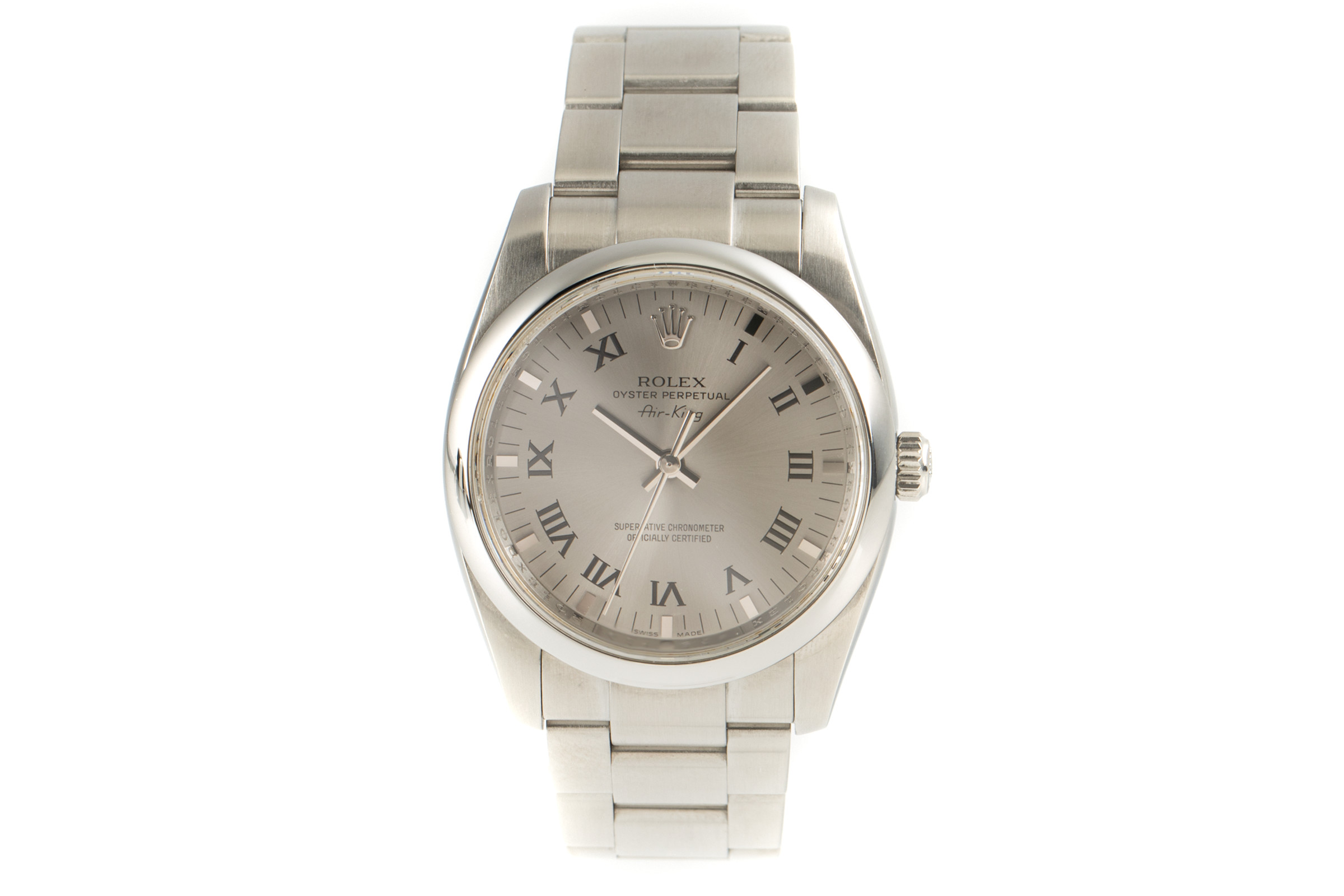 Rolex Air King steel automatic Kal. 3130 Ref. 114200