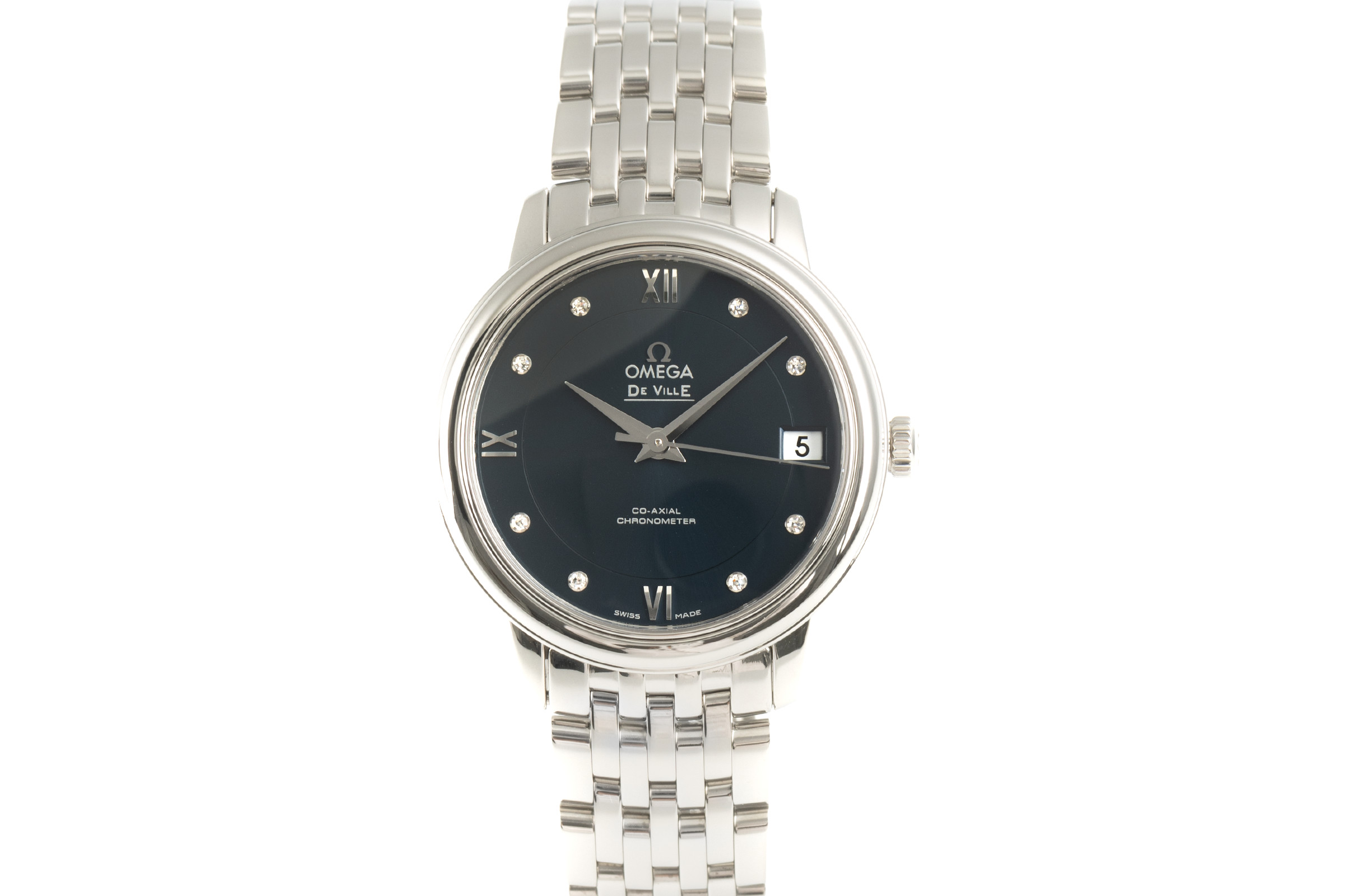 Omega De Ville steel automatic Kal. 2500 Ref. 424.10.33.20.53.001, STZ001610