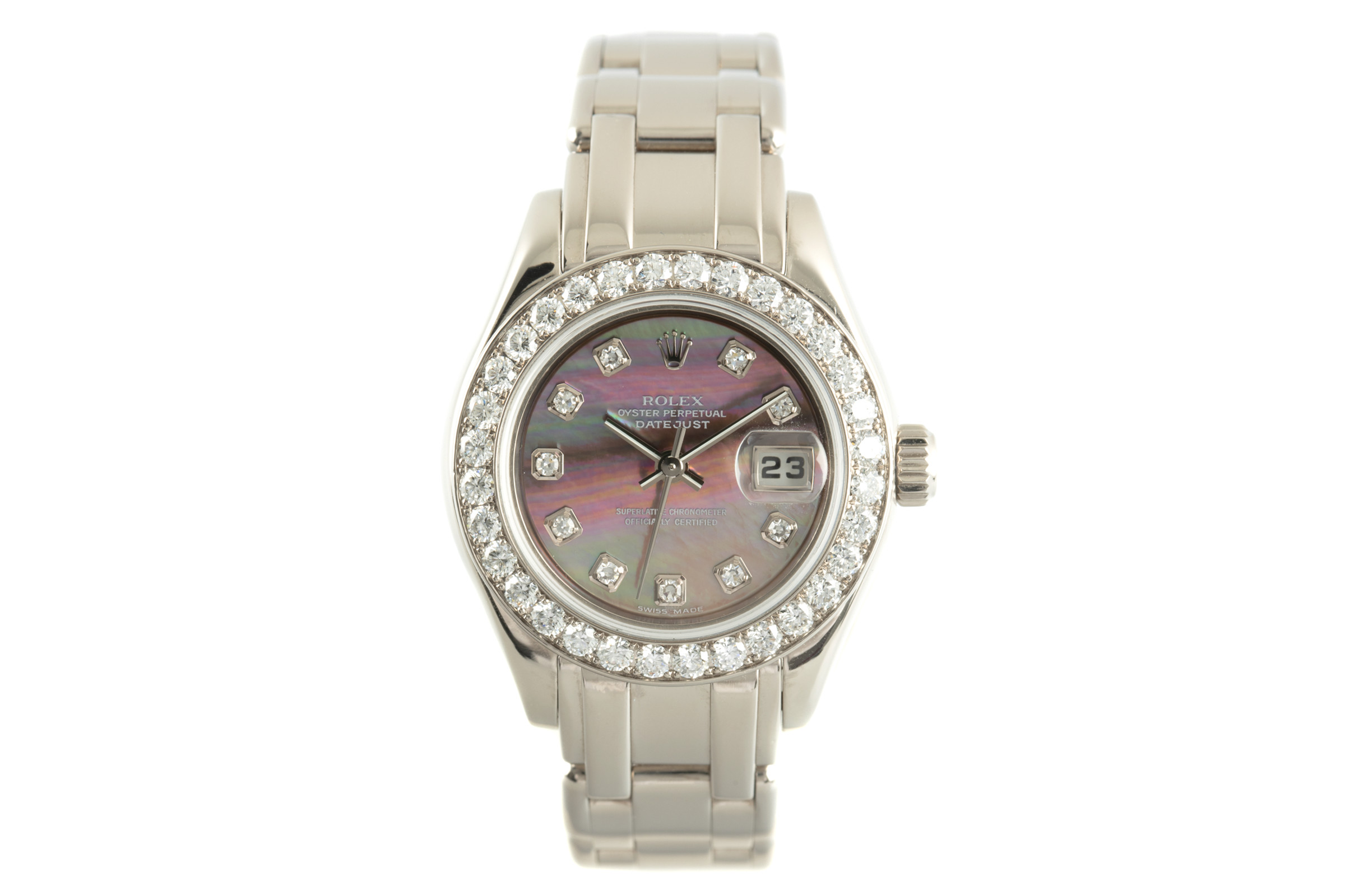 Rolex Datejust 18 ct white gold automatic Kal. 2235 Ref. 80299