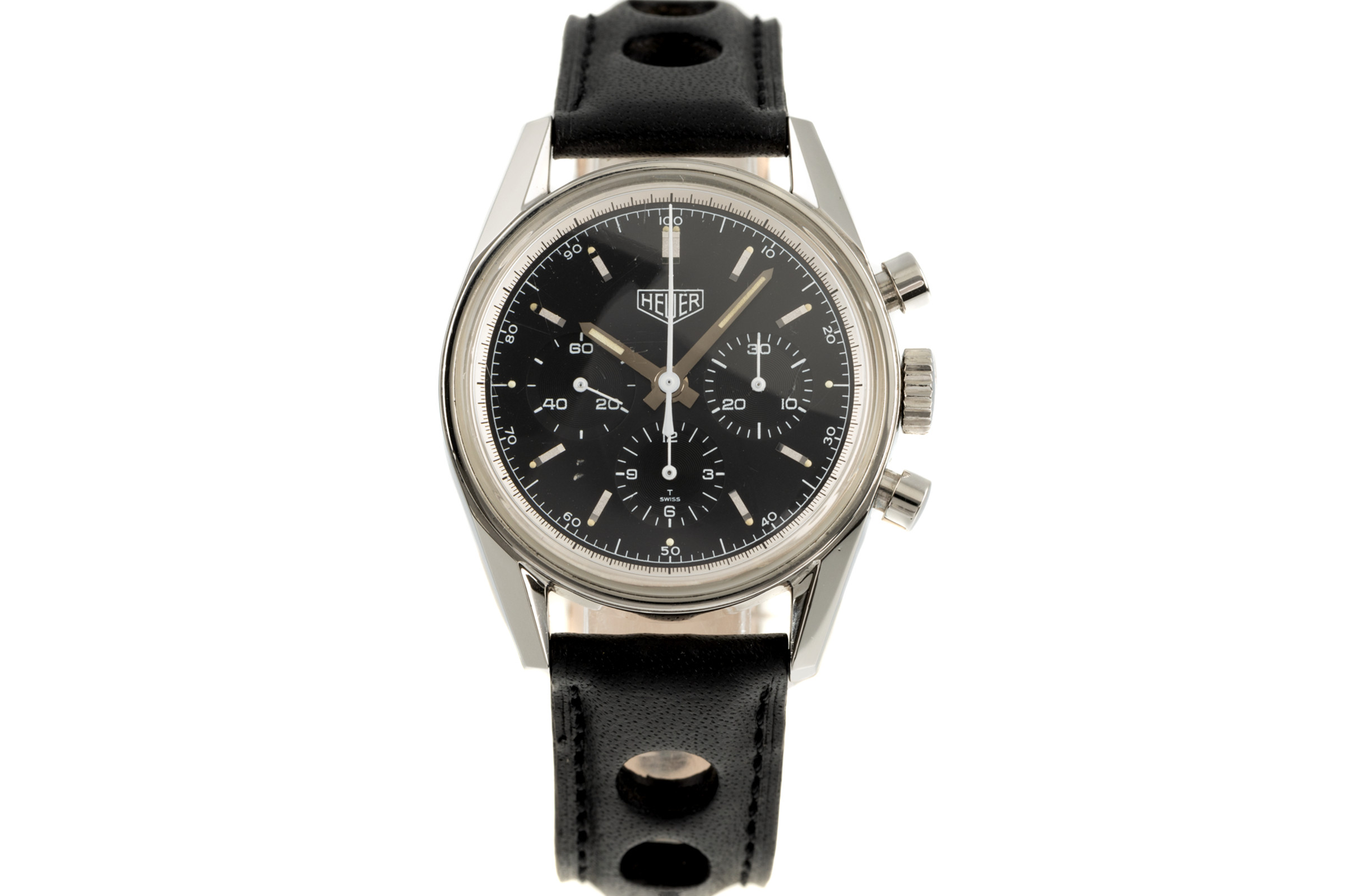 Tag Heuer Carrera chronograph steel manual winding Kal. LWO 1873 Ref. CS3111
