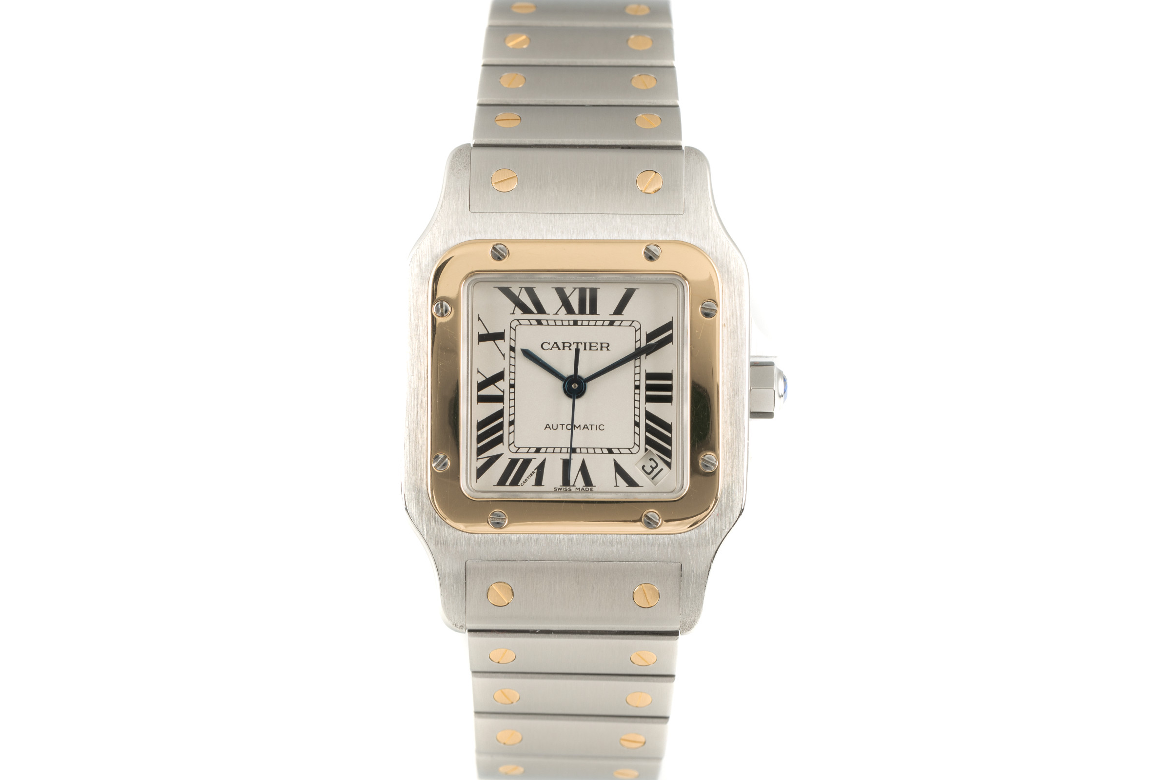 Cartier Santos steel / gold automatic Kal. 049 Ref. 2823